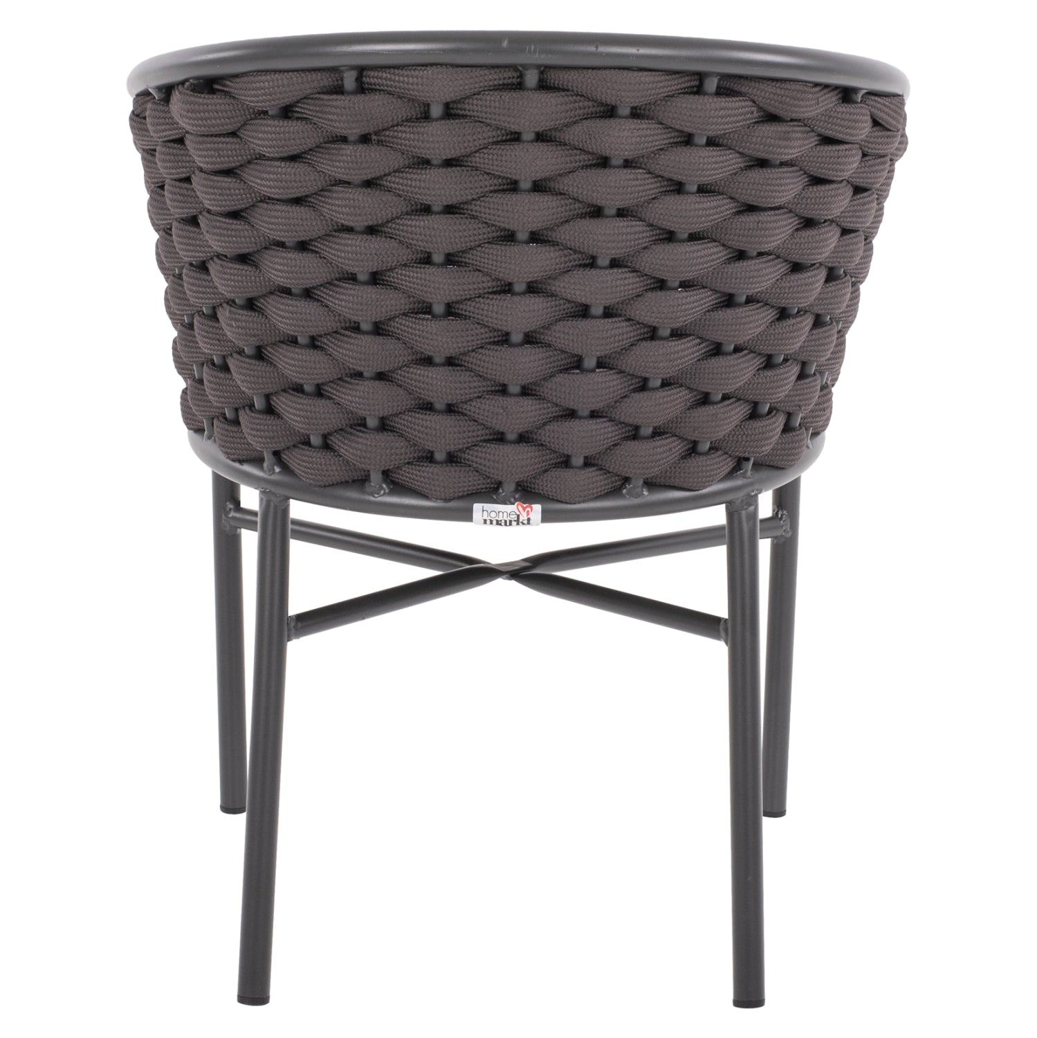 Кресло Афродес цвят тъмно сив 60x57x77