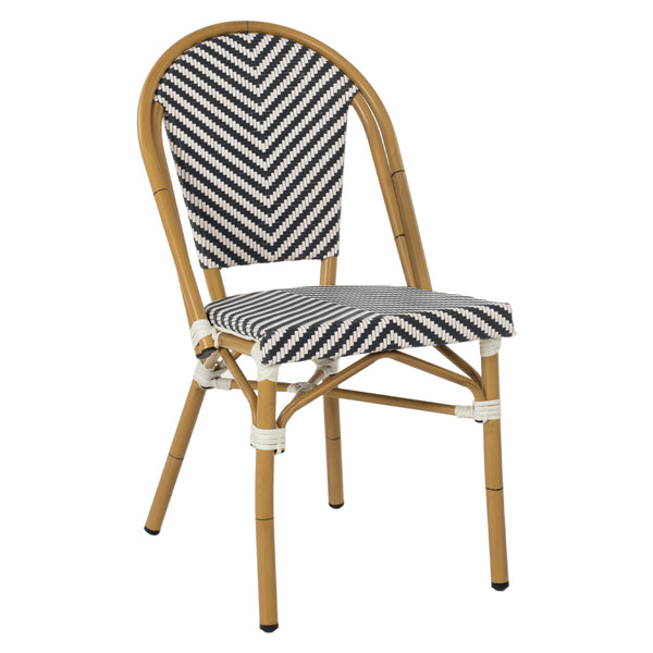 Стол BAMBOO  син-бял 50x54x84,5