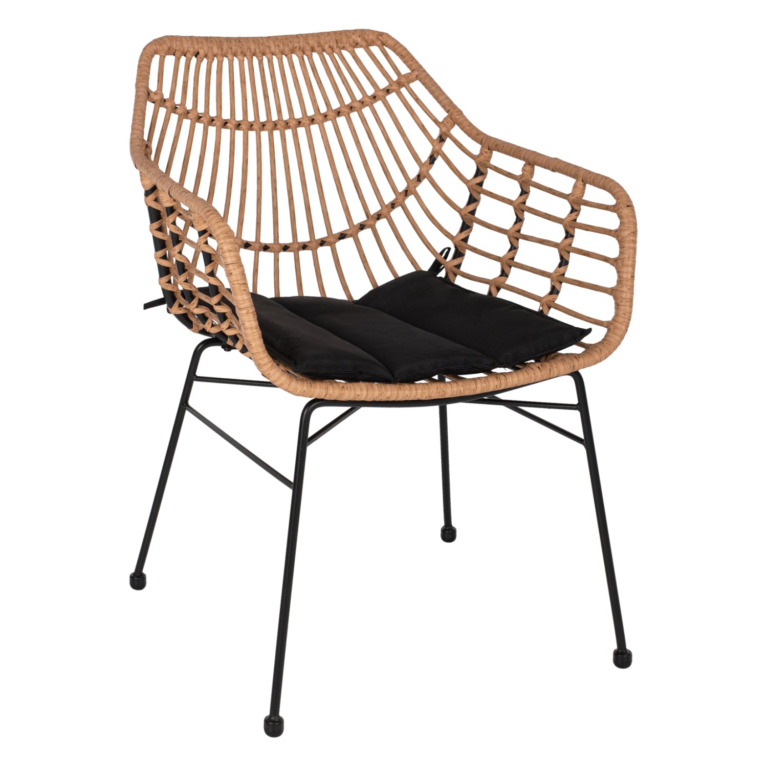 Кресло Алегра бежов цвят 58,5x60,5x80