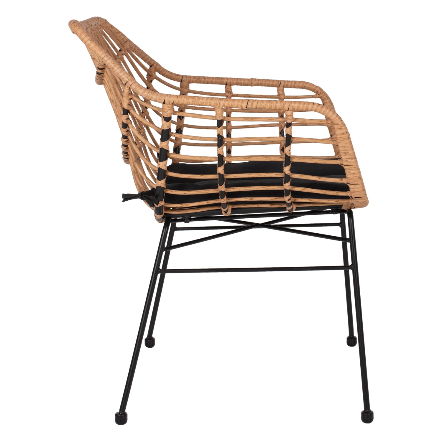 Кресло Алегра бежов цвят 58,5x60,5x80