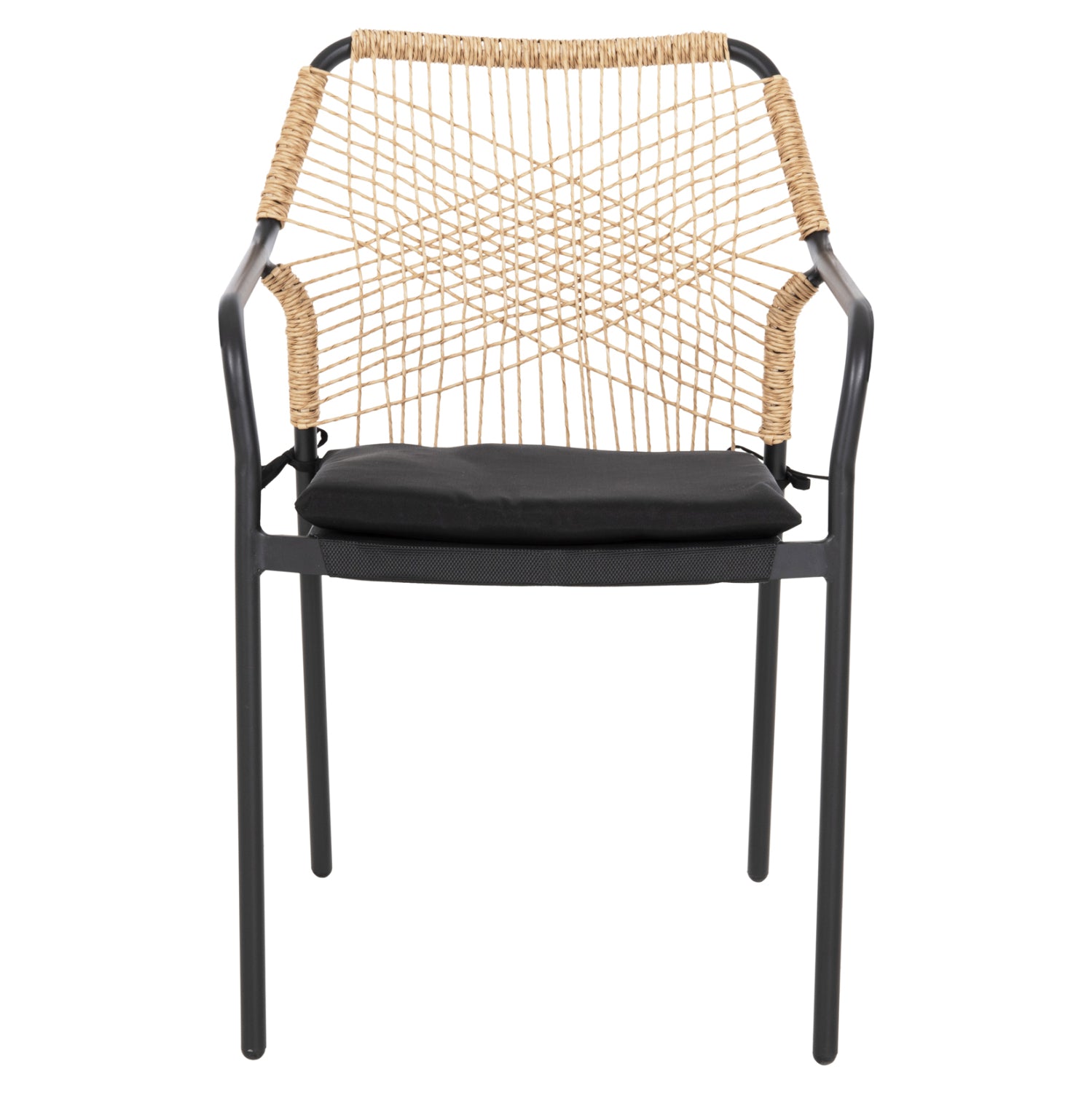 Стол TROTTER цвят тъмно сив-бежов 56x60x85