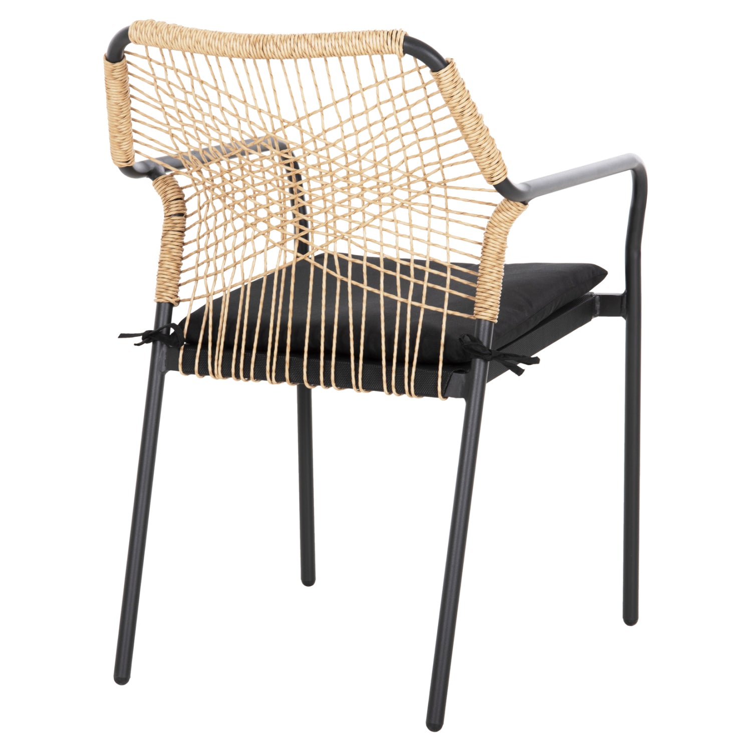 Стол TROTTER цвят тъмно сив-бежов 56x60x85