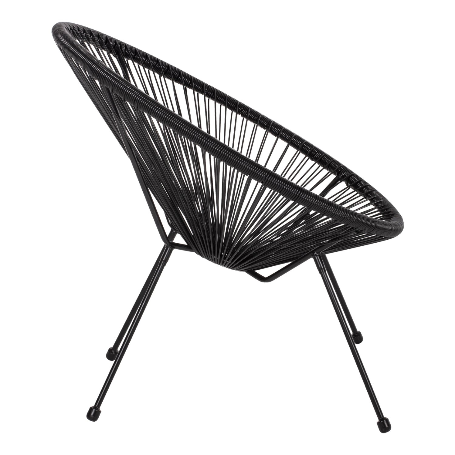 Кресло Алегра акапулко черно 71x72x80