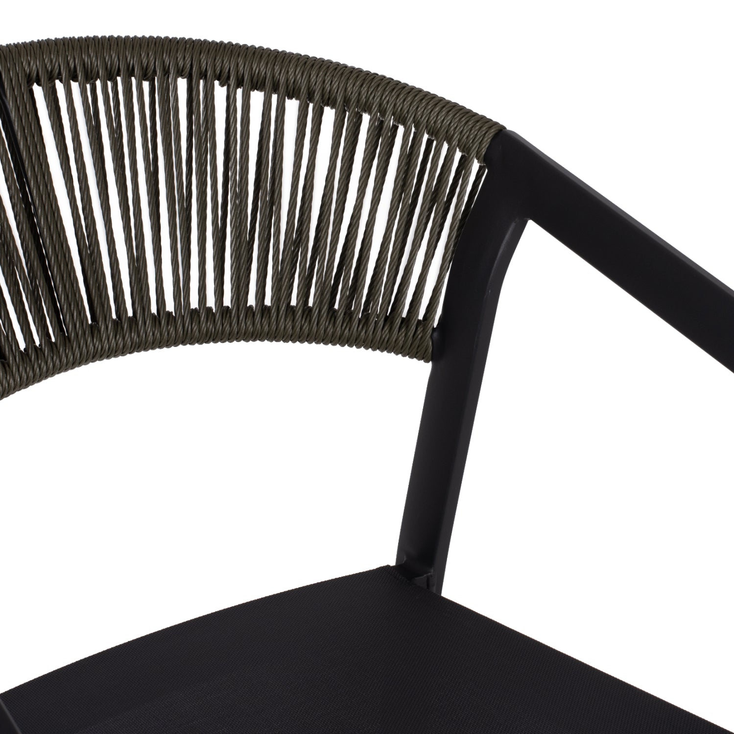 Бар стол 5892 цвят въглен/каки  56x58x105