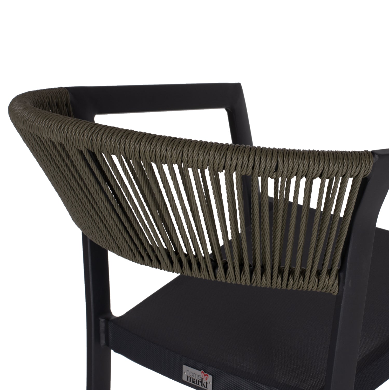 Бар стол 5892 цвят въглен/каки  56x58x105