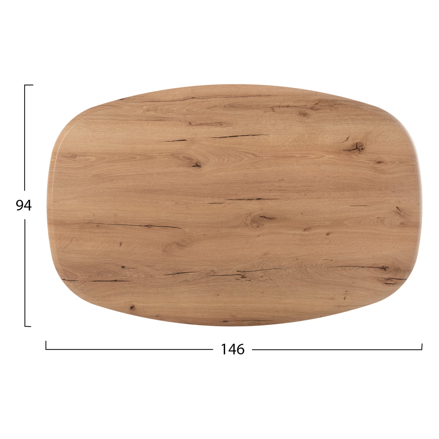 Верзалитов плот 146х94 -цвят натурал