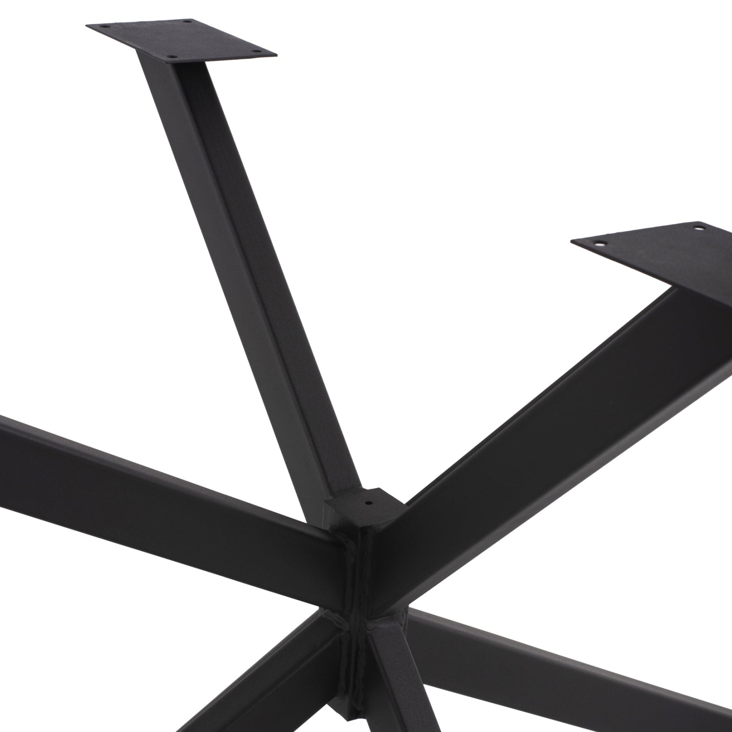 Основа за маса двойна 5917 черен цвят 130x72x71,5см