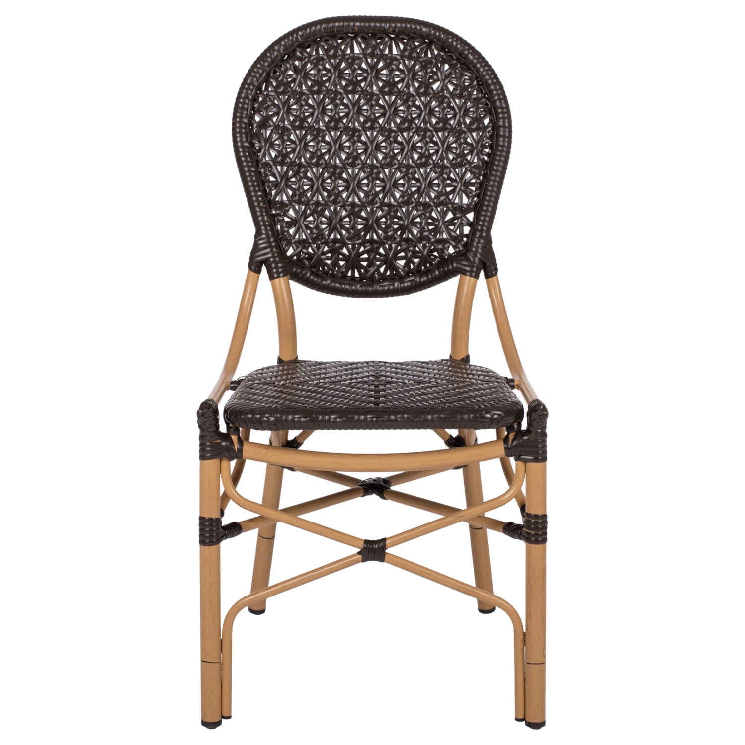 Стол BAMBOO кафяв цвят 47x58x95