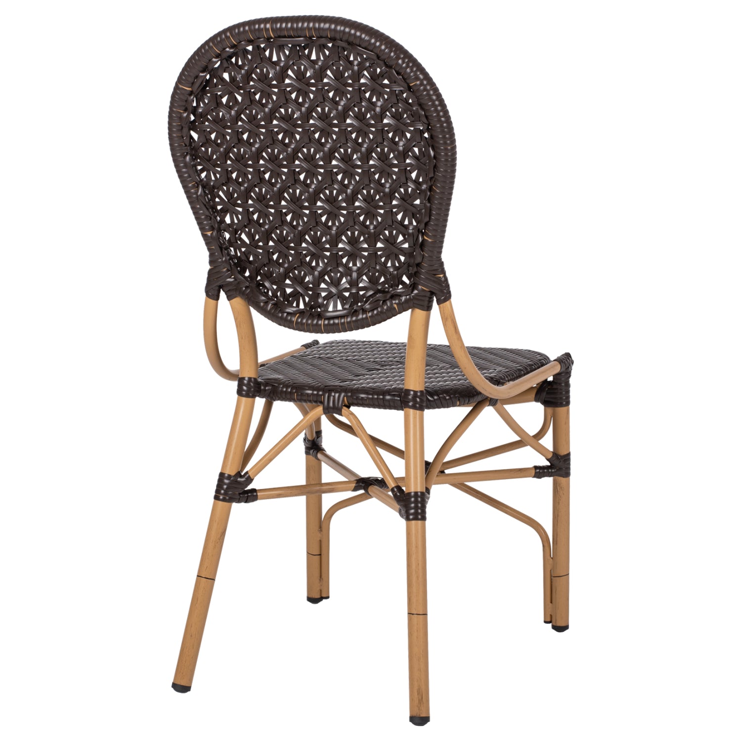 Стол BAMBOO кафяв цвят 47x58x95