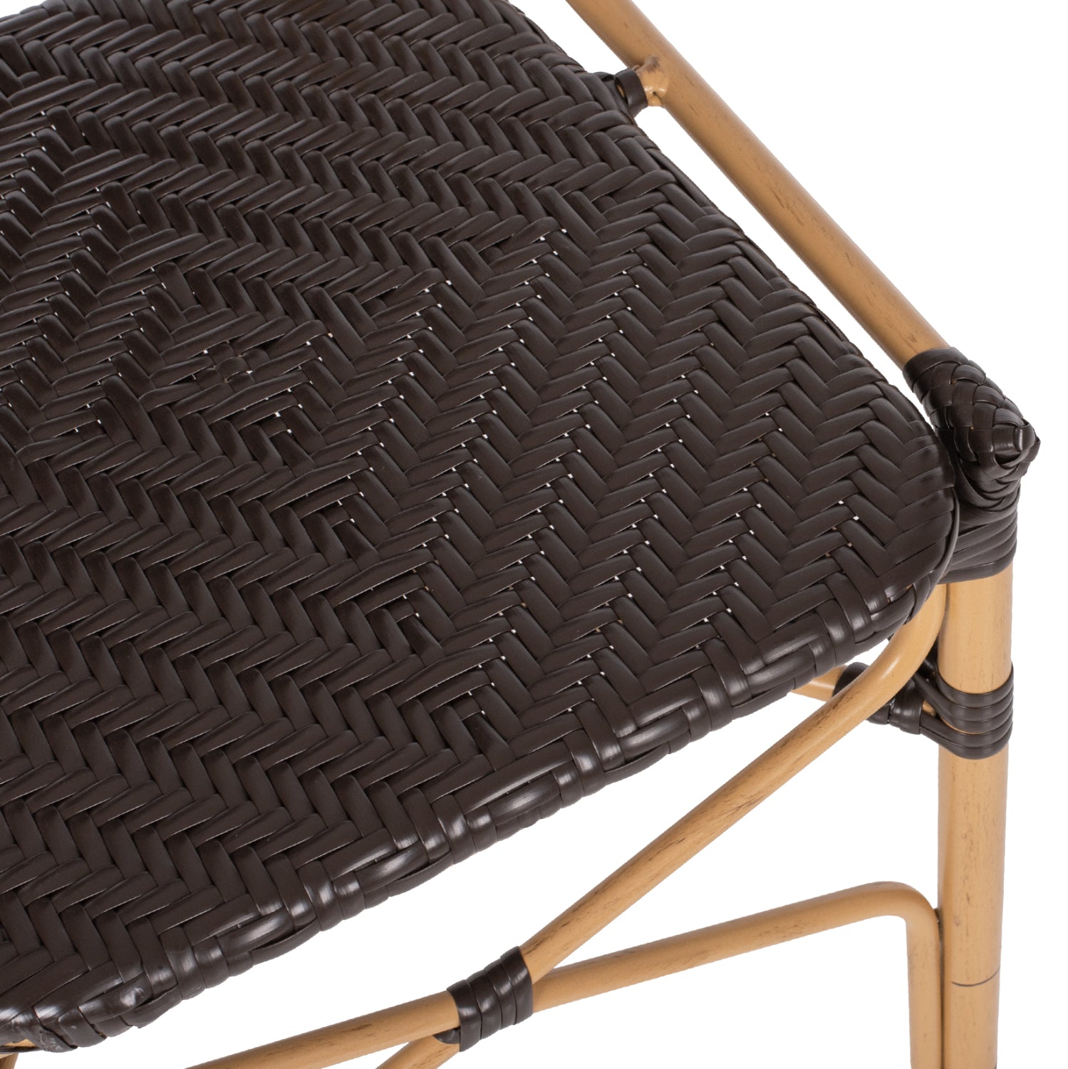 Стол Бамбо кафяв цвят 47x58x95