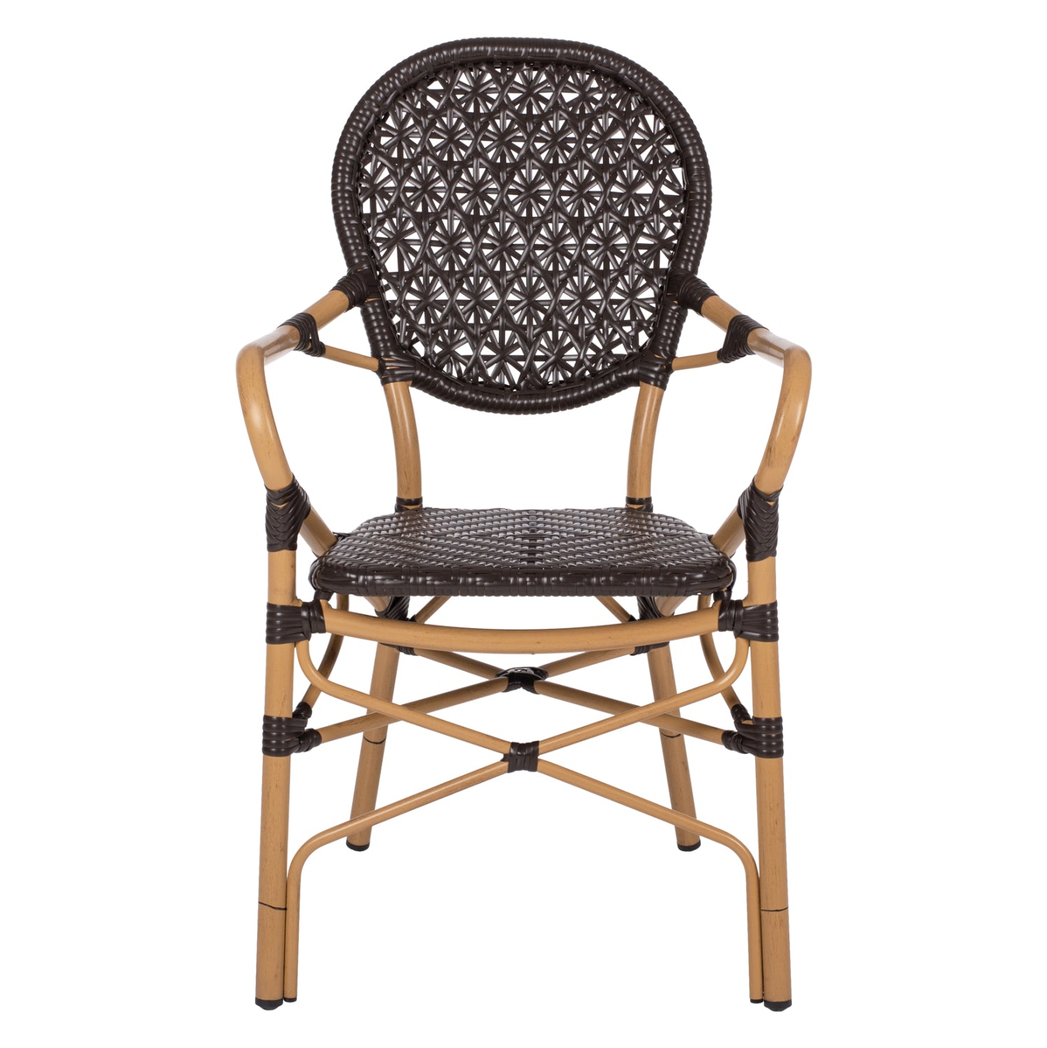 Стол BAMBOO кафяв цвят  56x62x95