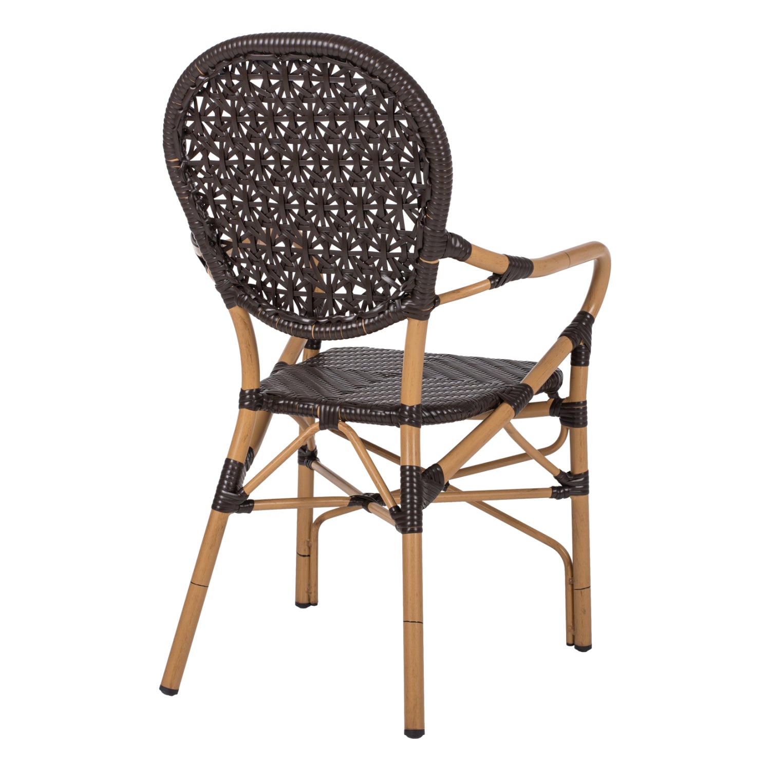 Стол BAMBOO кафяв цвят  56x62x95