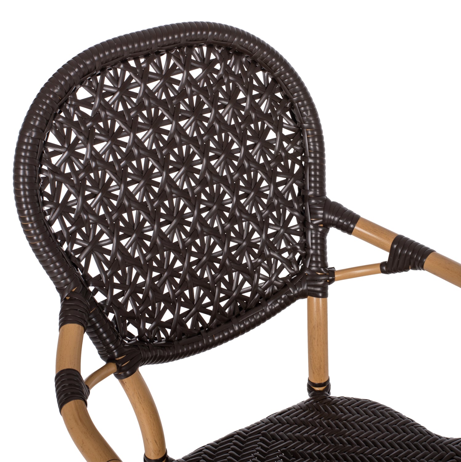 Стол Бамбо кафяв цвят  56x62x95