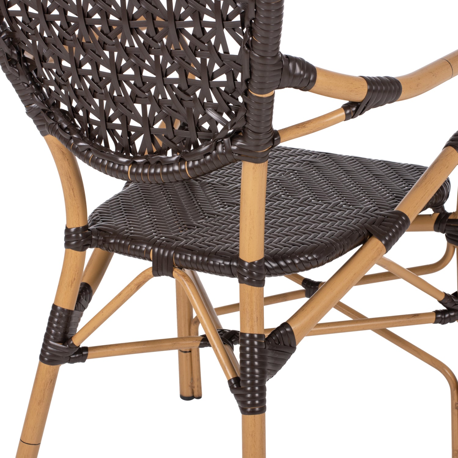 Стол BAMBOO кафяв цвят  56x62x95