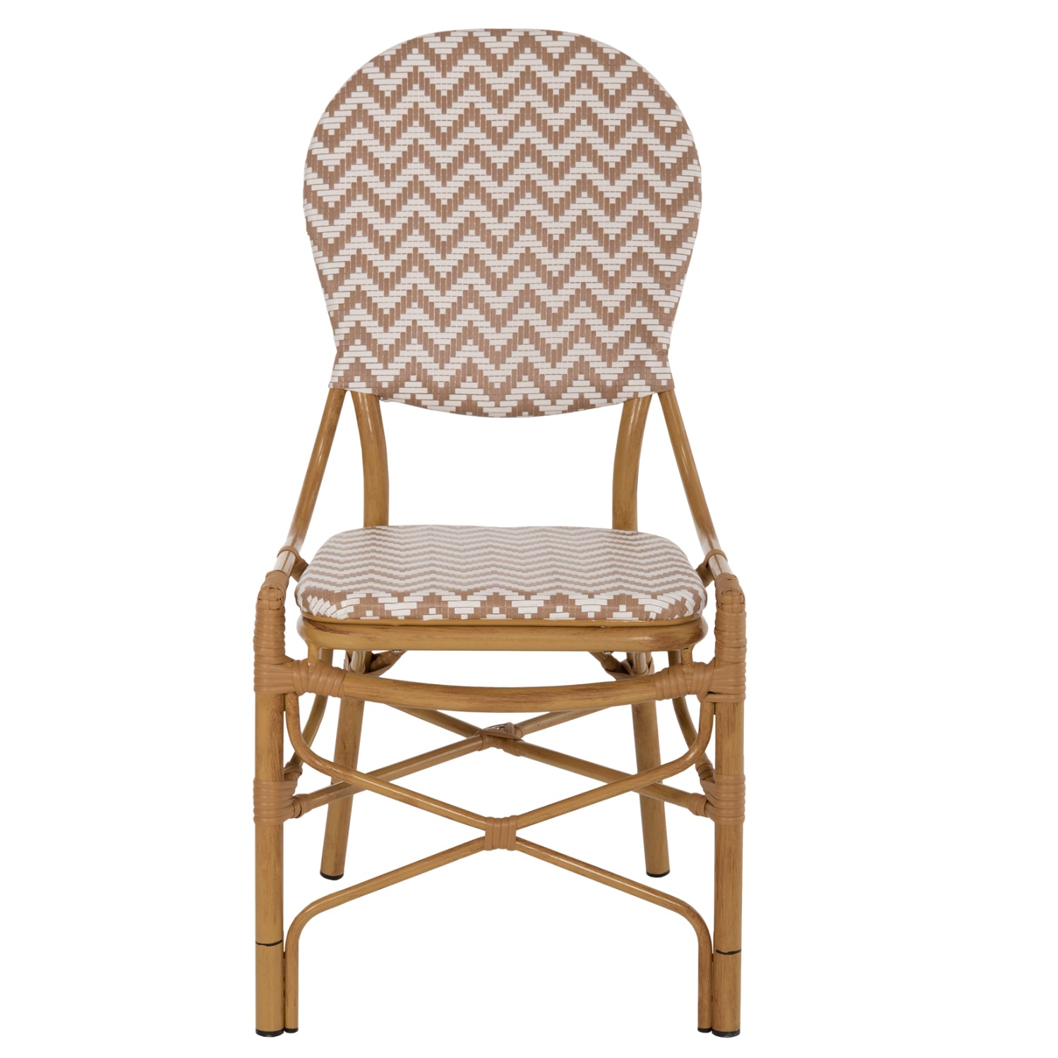 Стол BAMBOO цвят бял-натурал 46x56x95