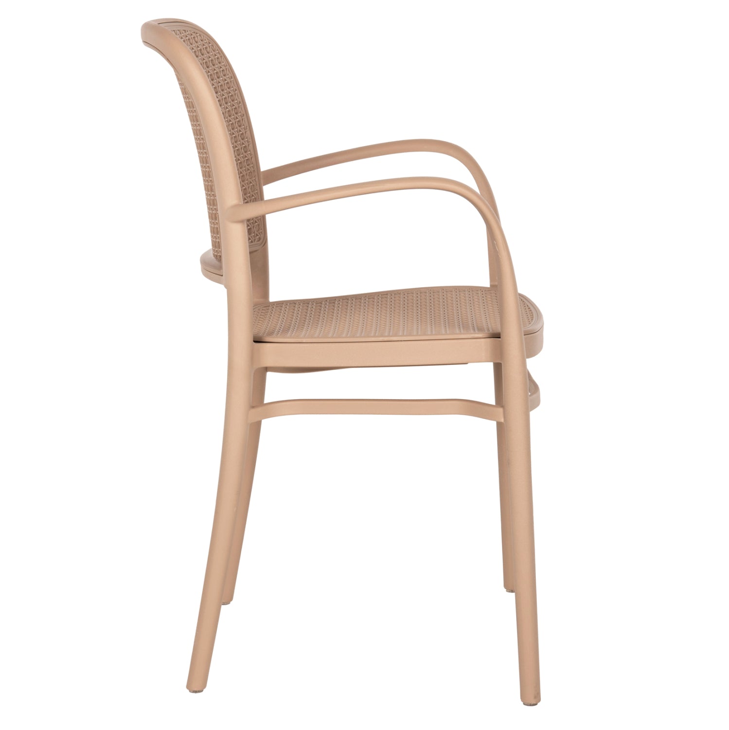 Стол Флоу бежов цвят 56x52.5x85.5