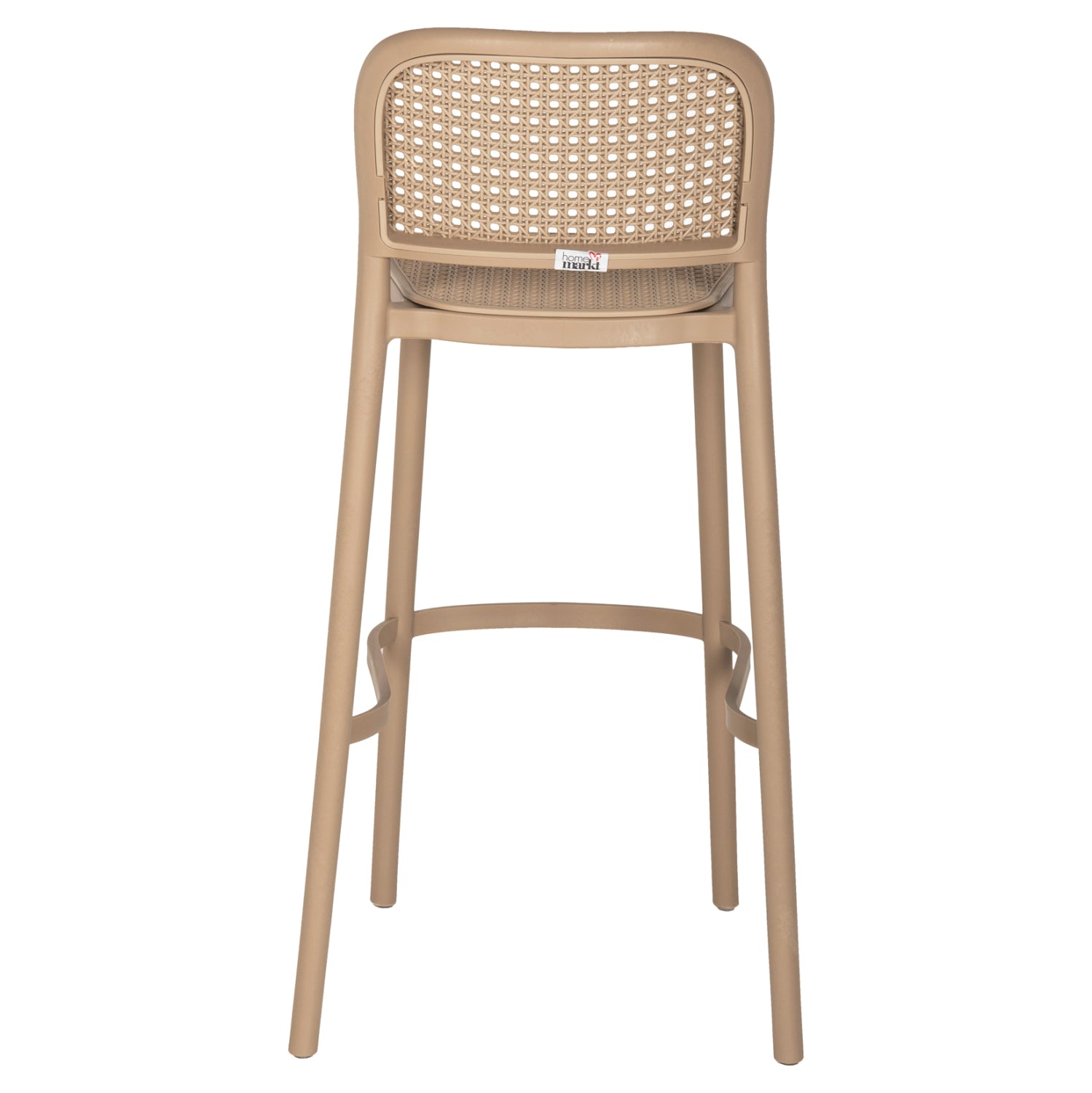 Бар стол 5939 пп ратан капучино 51x52x104