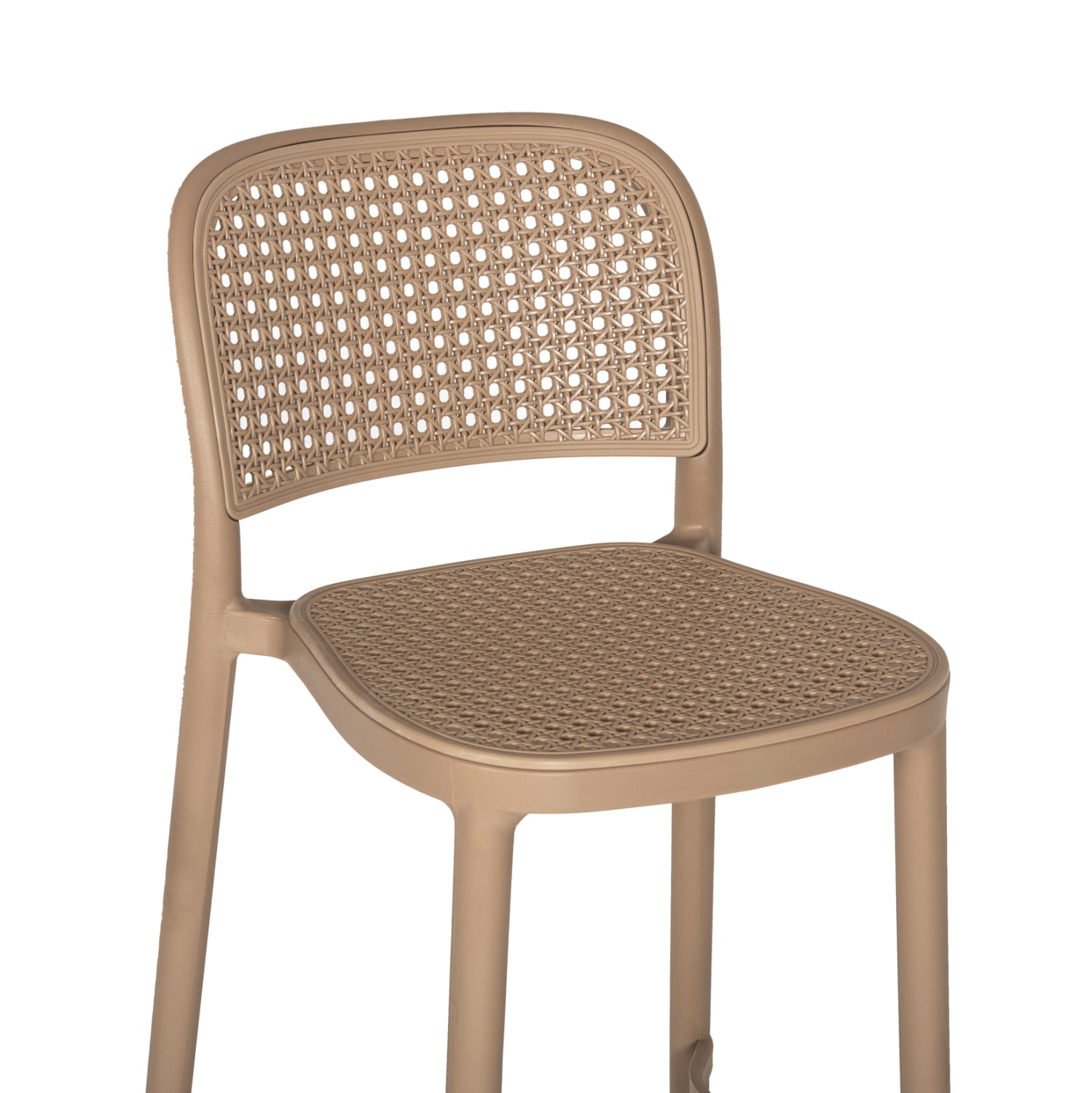 Бар стол 5939 пп ратан капучино 51x52x104