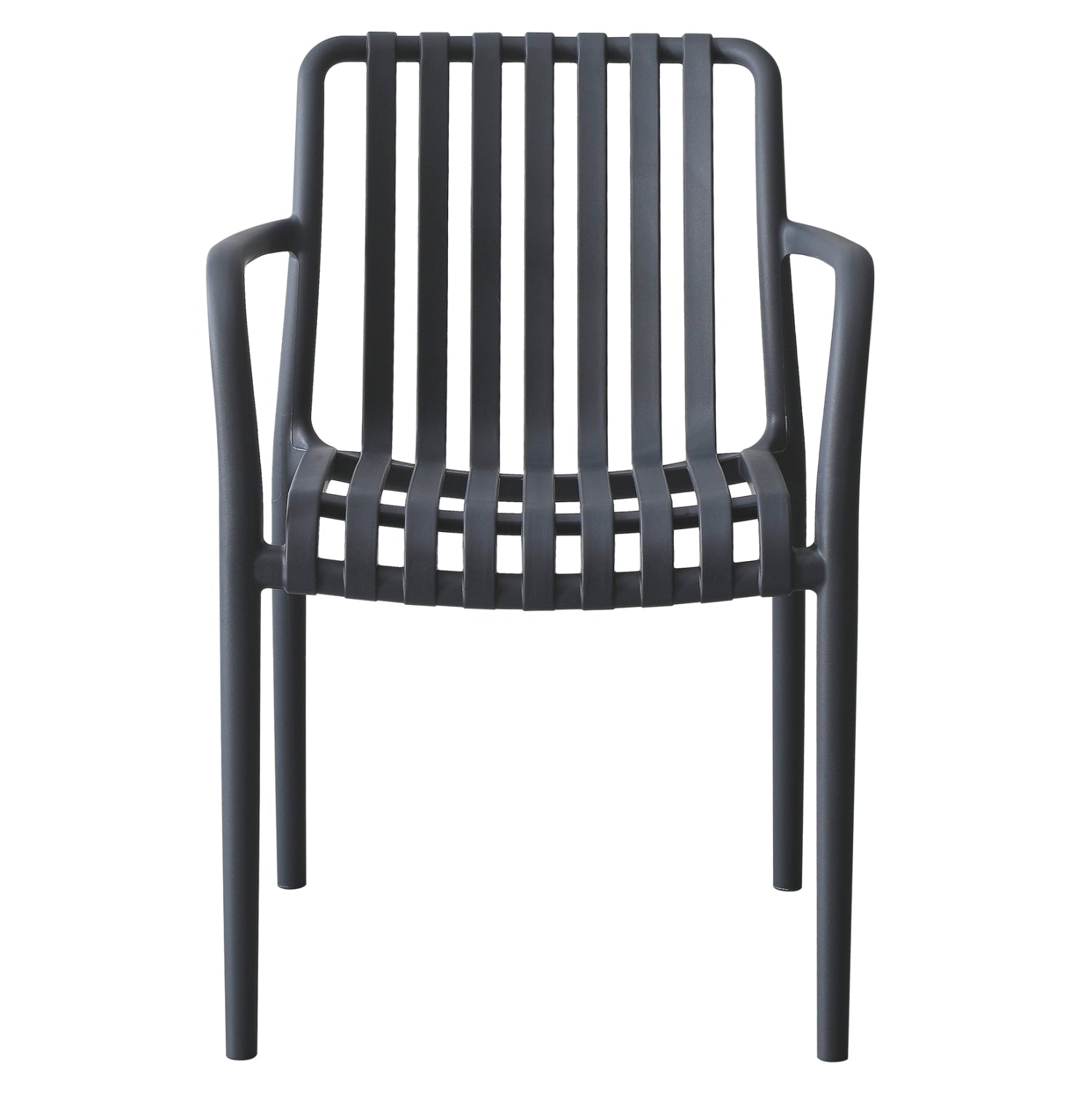 Градински стол  TIPPY  тъмно сив  55x55x81см.