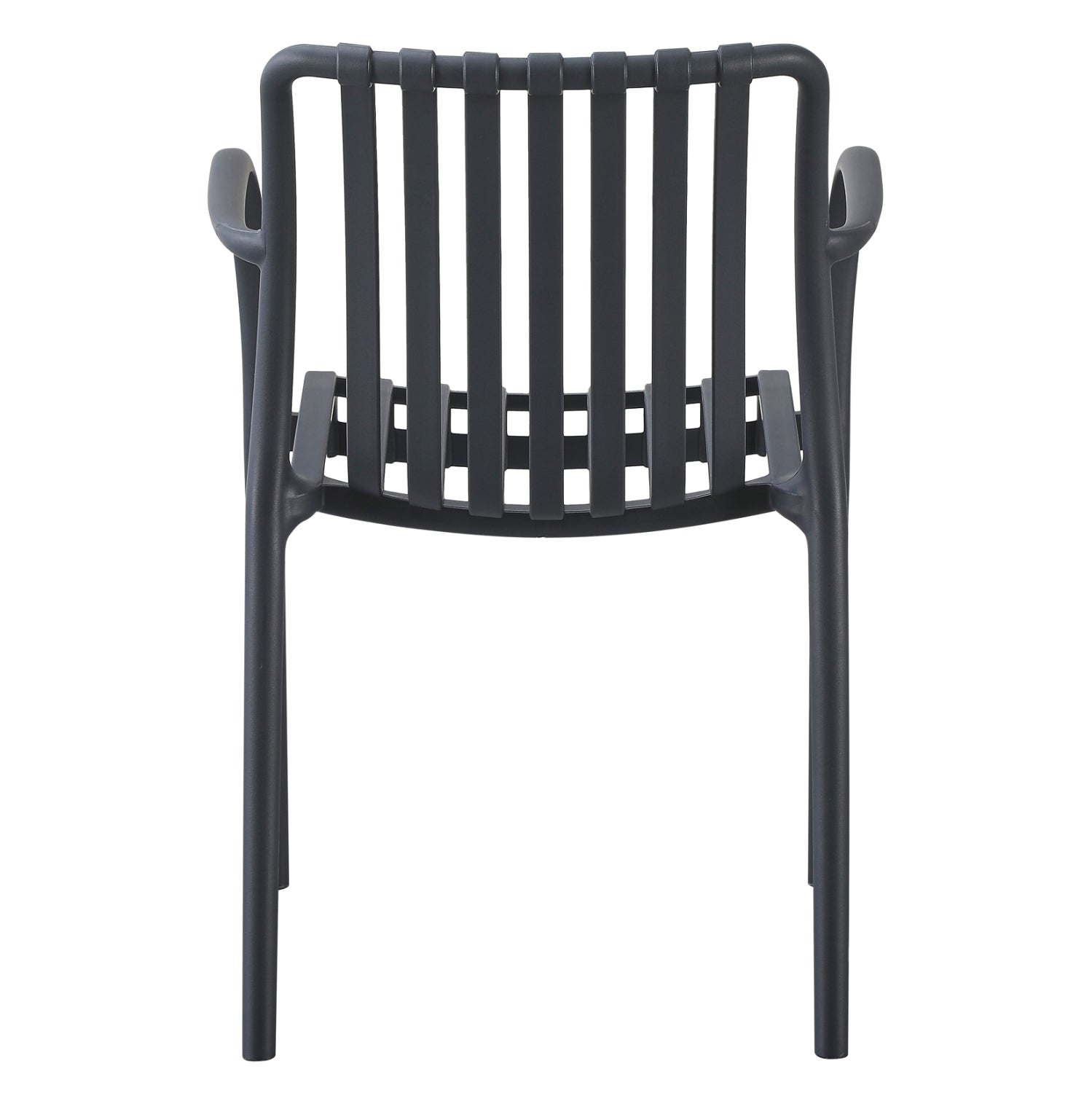 Градински стол  TIPPY  тъмно сив  55x55x81см.