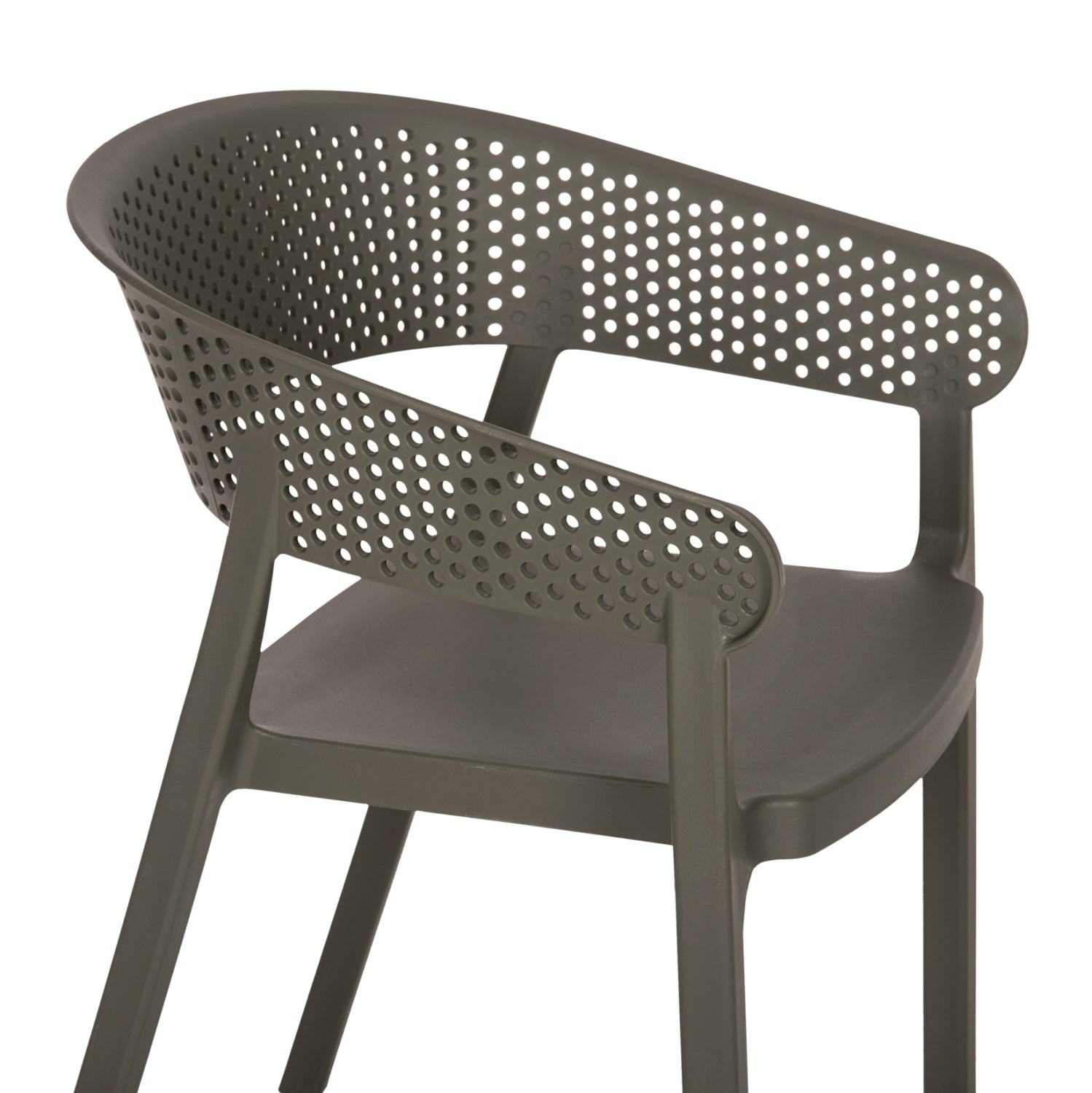 Стол PERFOE тъмно маслено зелен цвят 53,5x50,5x73