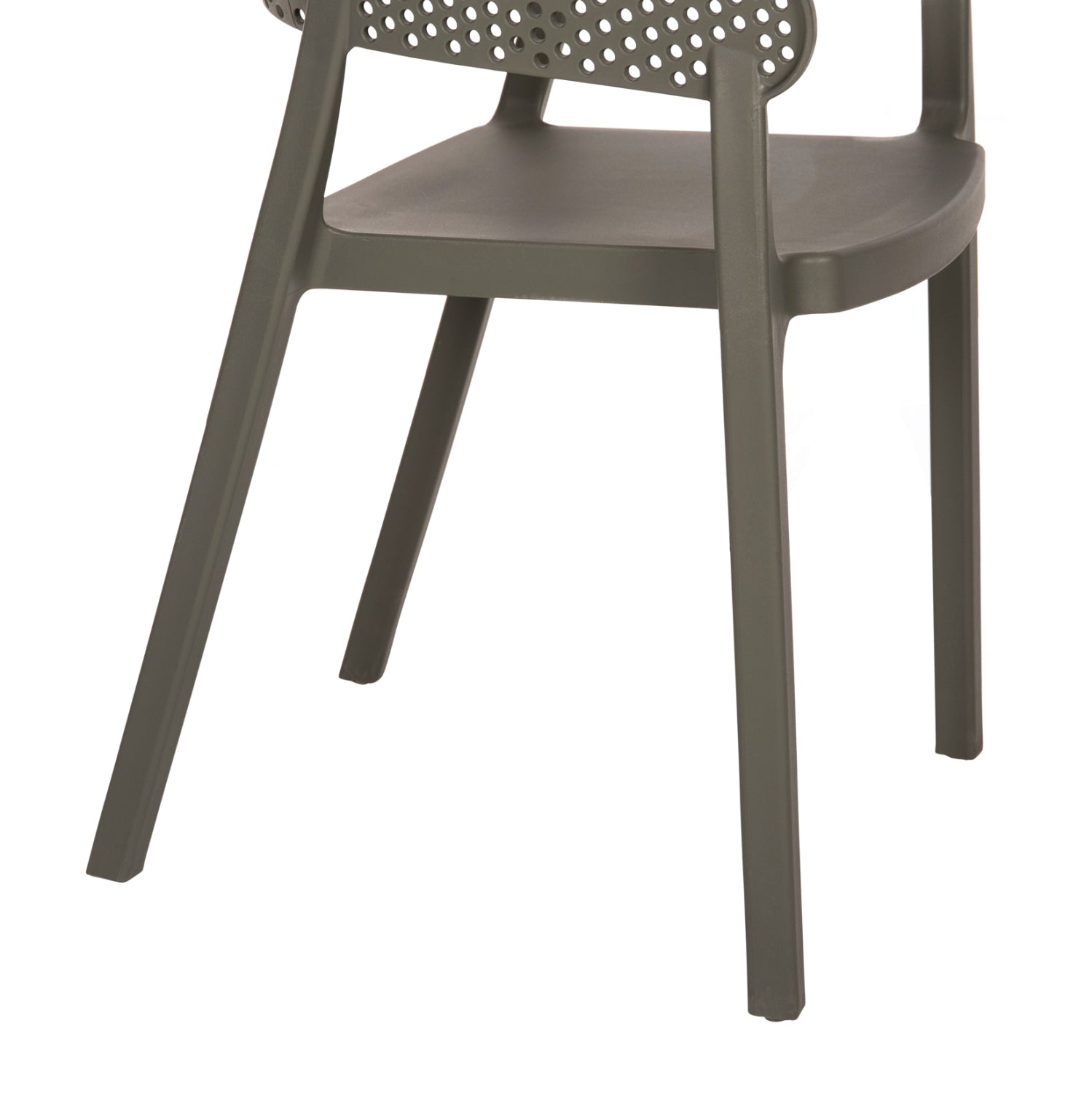 Стол PERFOE тъмно маслено зелен цвят 53,5x50,5x73