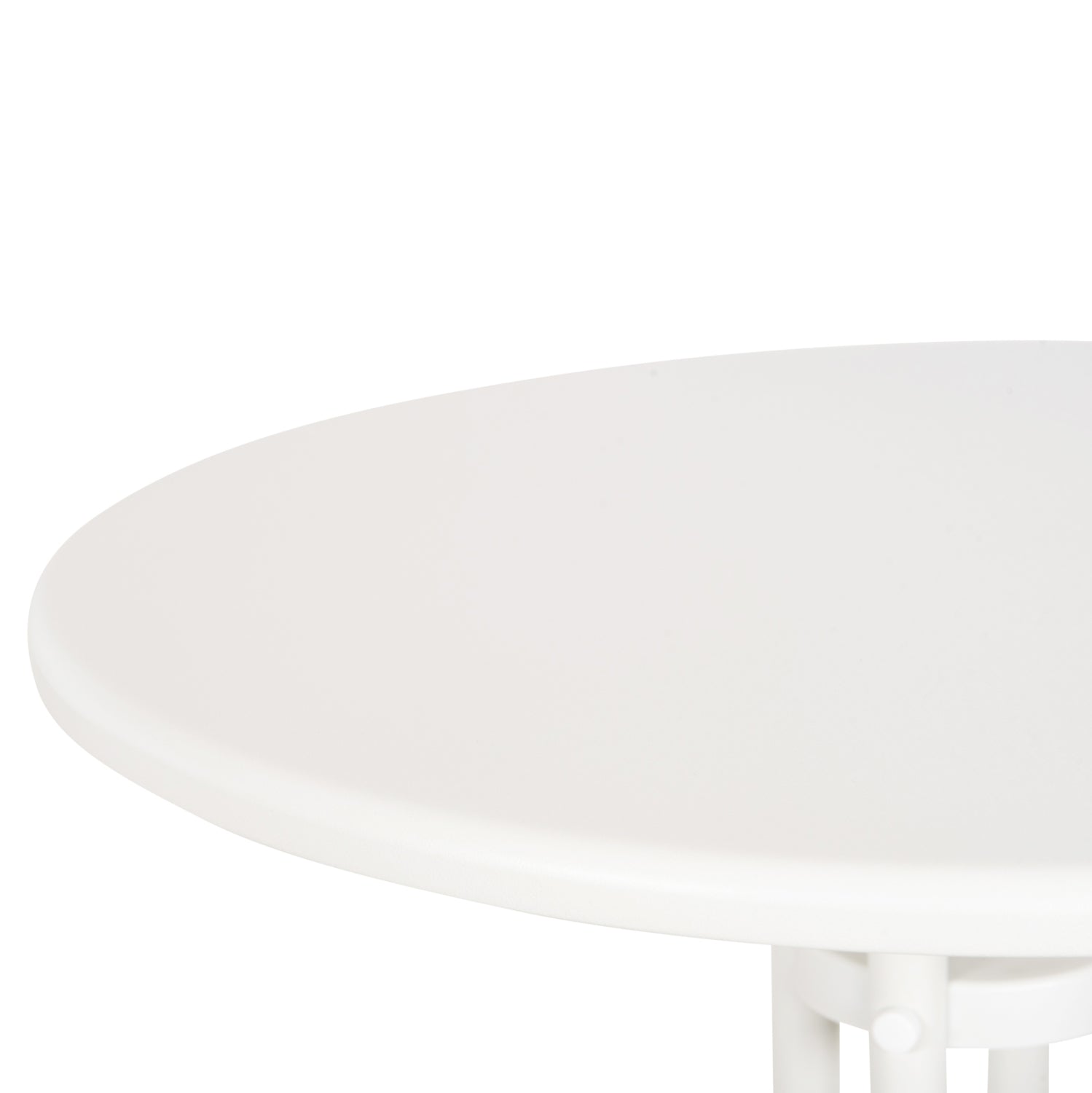 Маса Лино ф60 метална -бял цвят