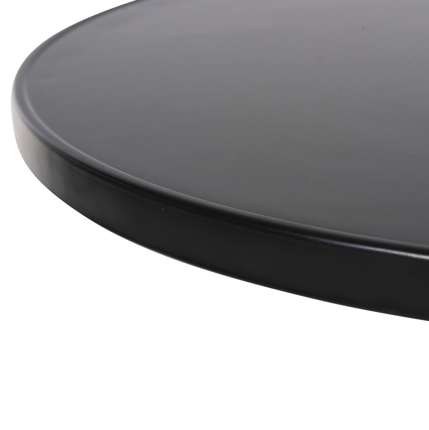 Маса Джос алуминиева черен цвят ф60см/70см