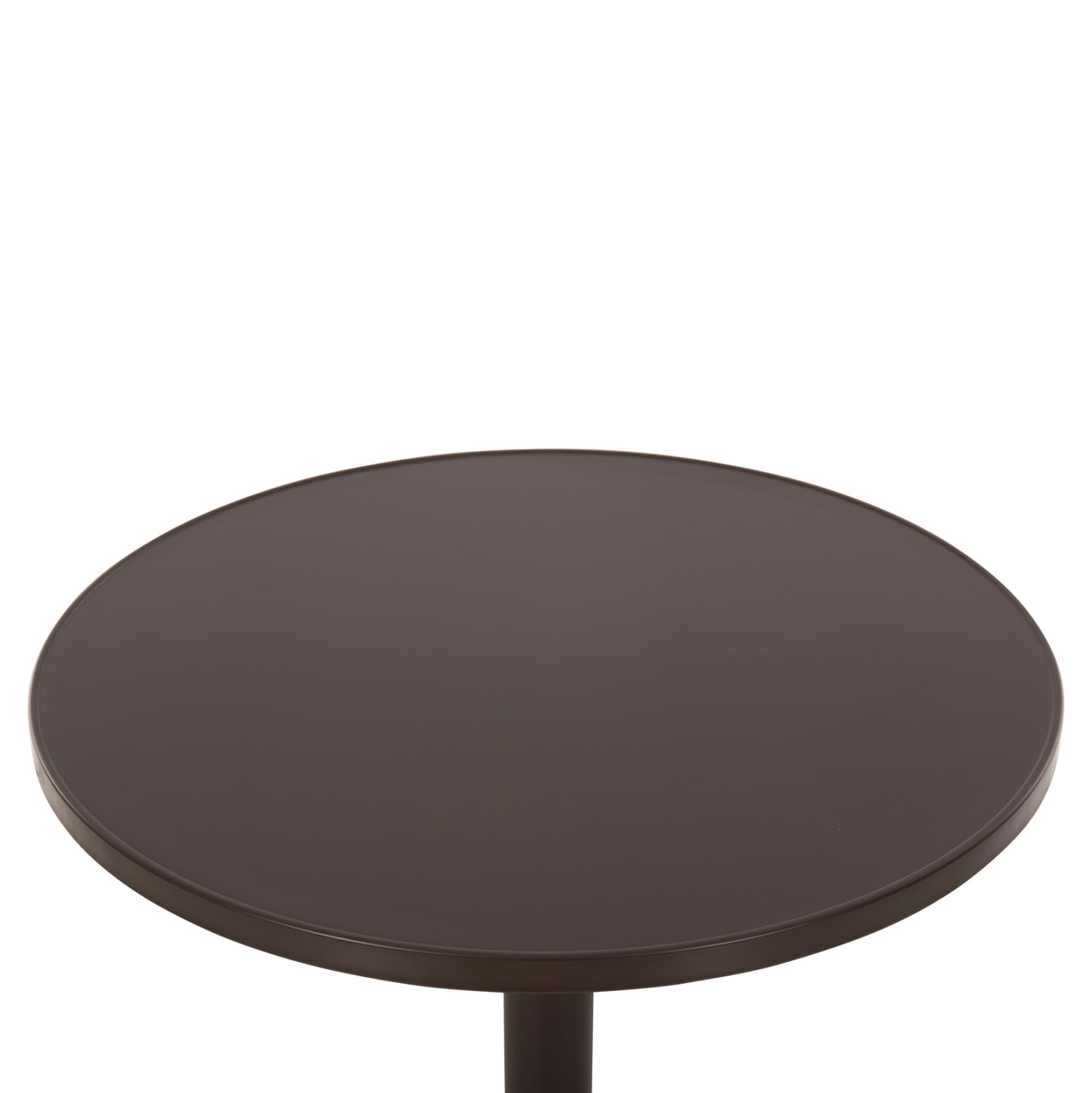 Маса Джос ф 60см кафяв цвят  алуминиева