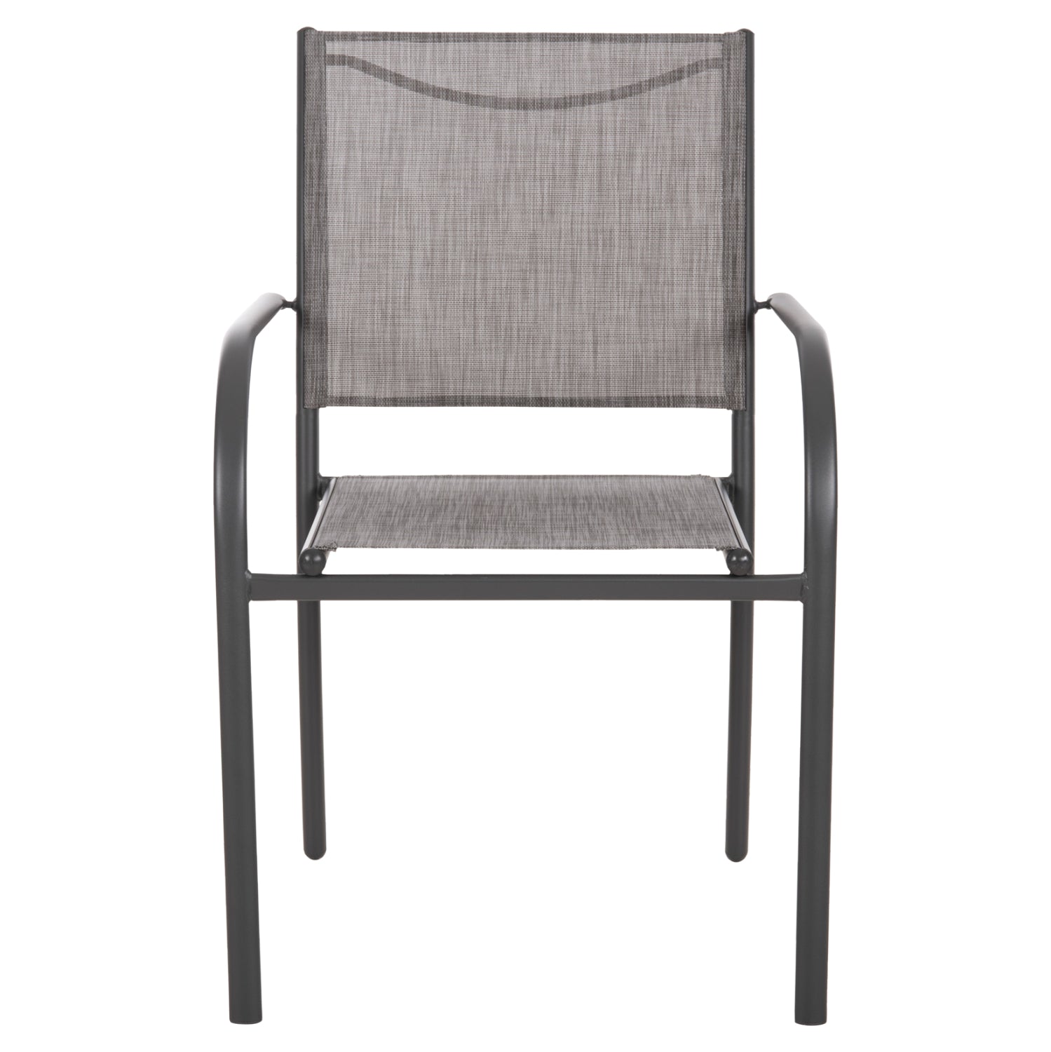 Фотьойл Redan сив метал-сив текстил 56x60x88см