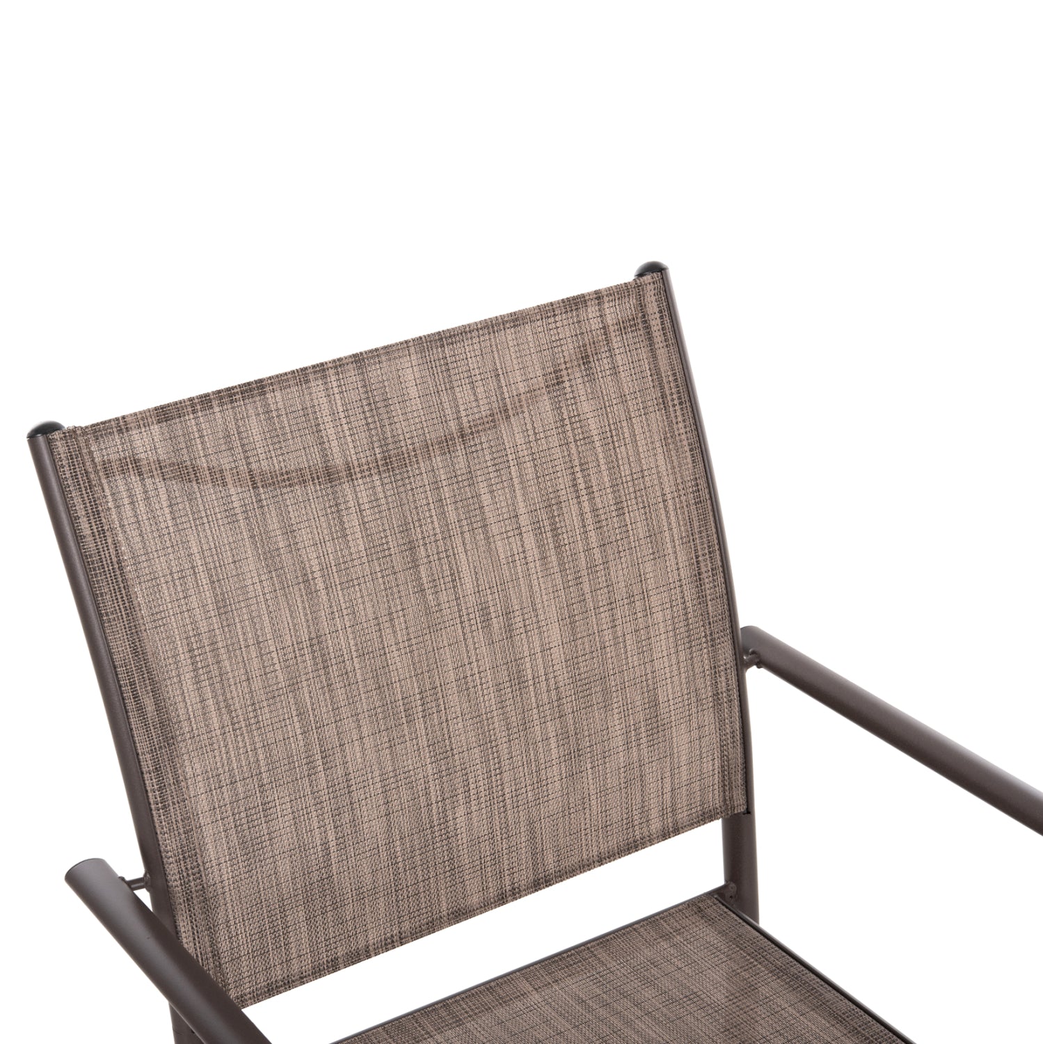 Фотьойл Redan кафяв метал-кафяв текстилен 56x60x88см