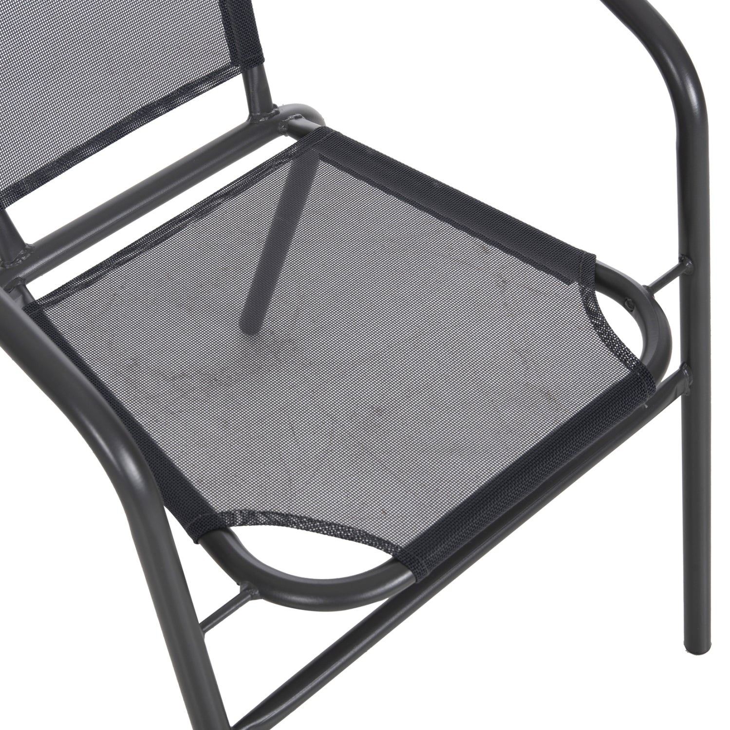 Стол LEDAN сив цвят 55x58x72см