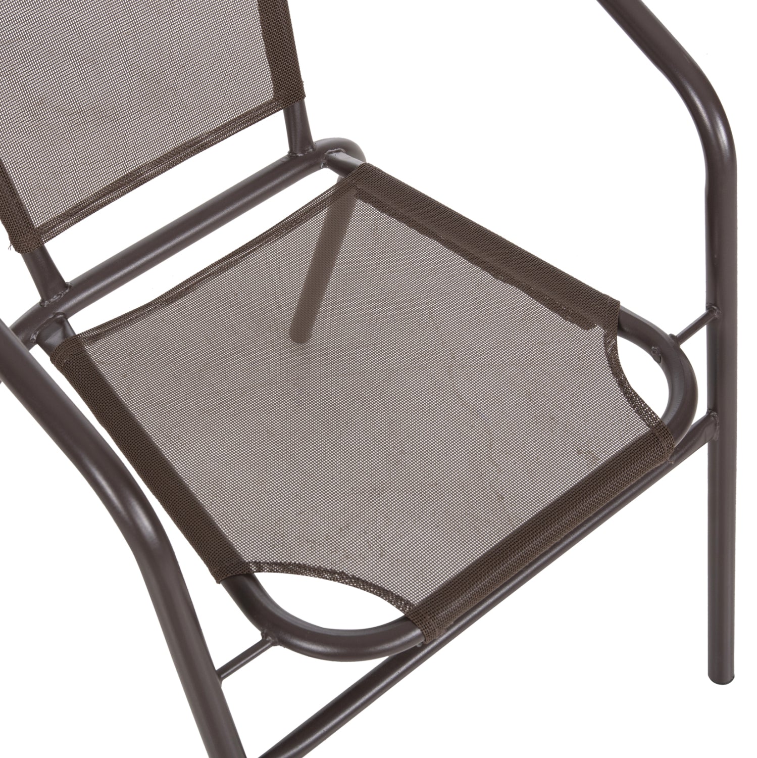 Стол LEDAN  кафяв цвят 55x58x72