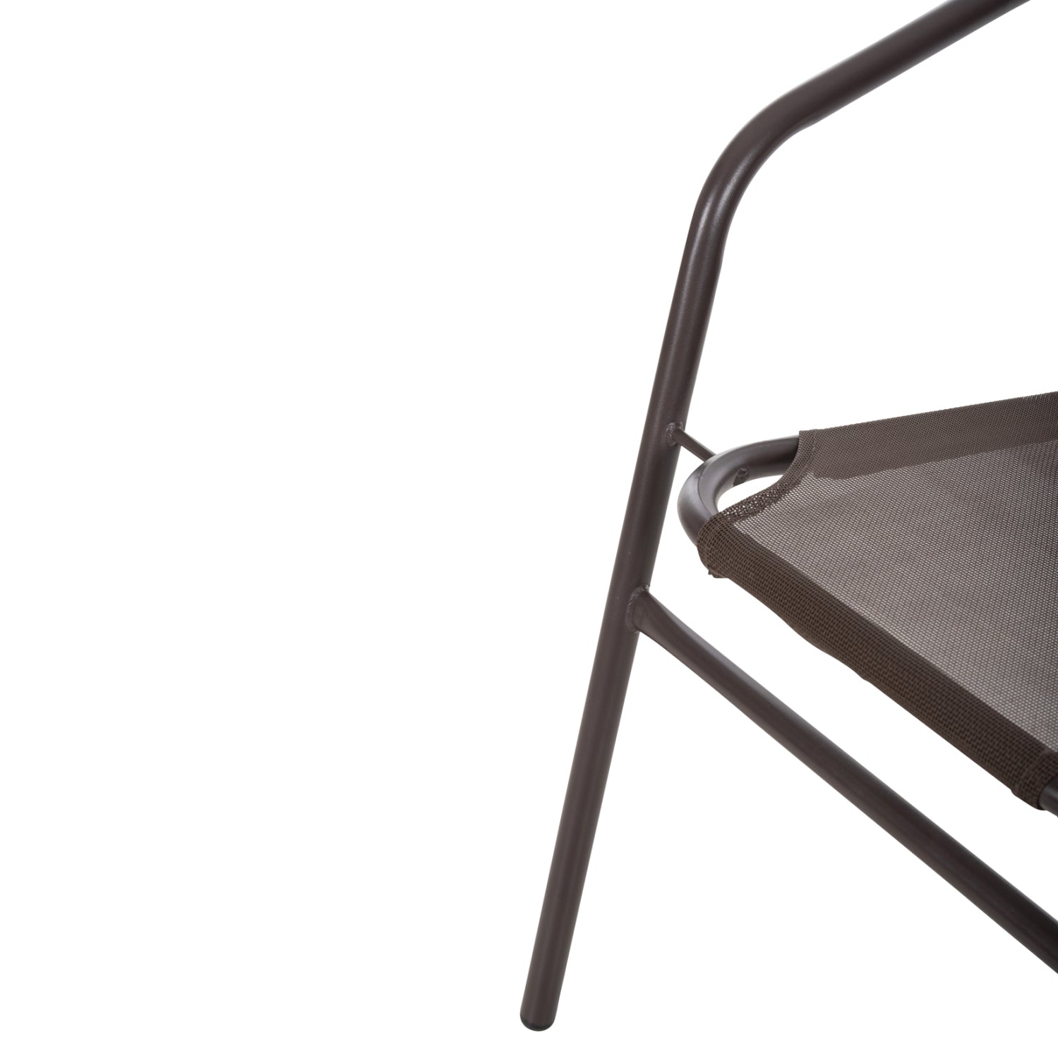 Стол Ледан кафяв цвят 55x58x72