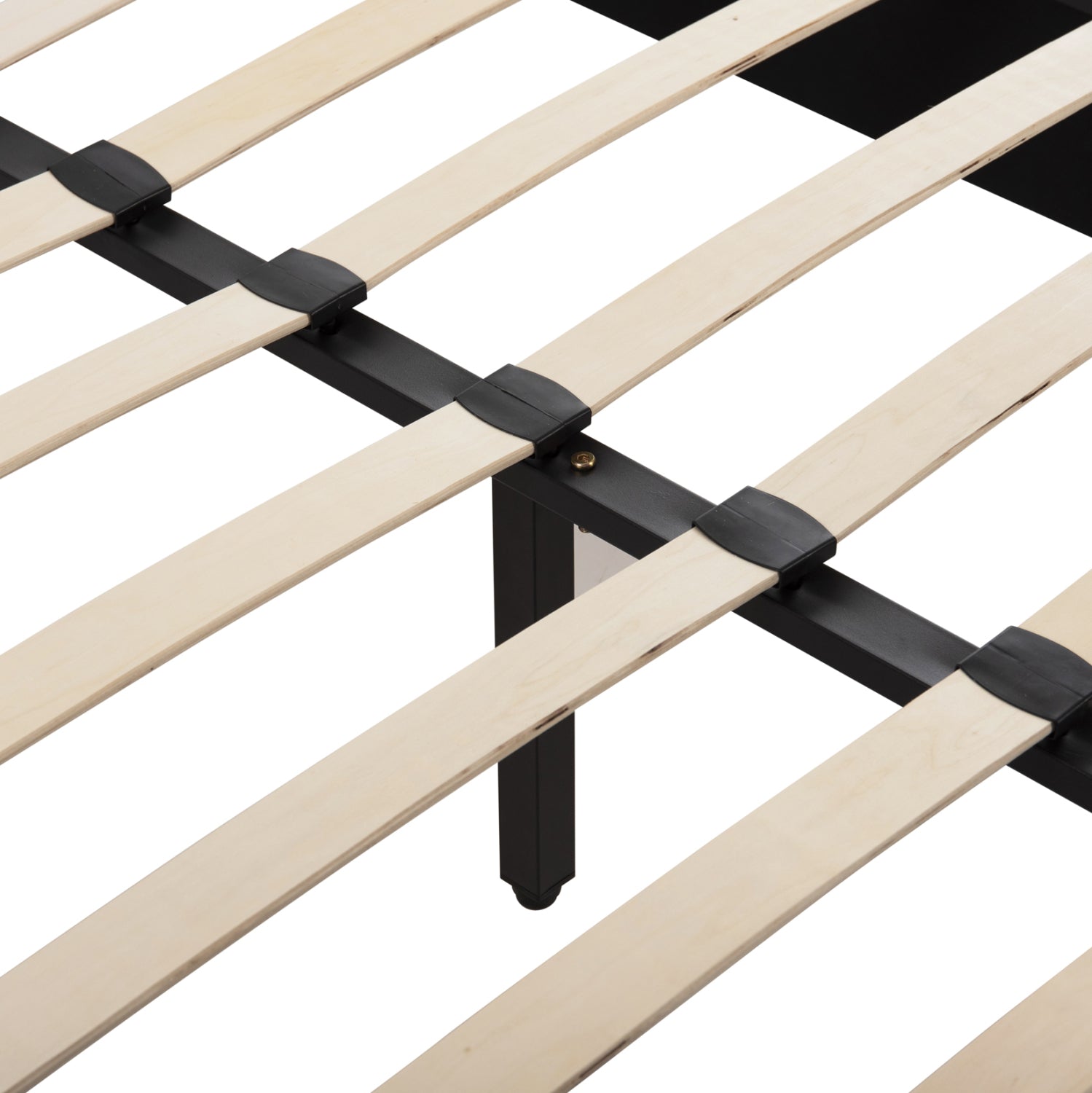 Легло мейлин в сив плат и сива винтова решетка за матрак 120x200 ek