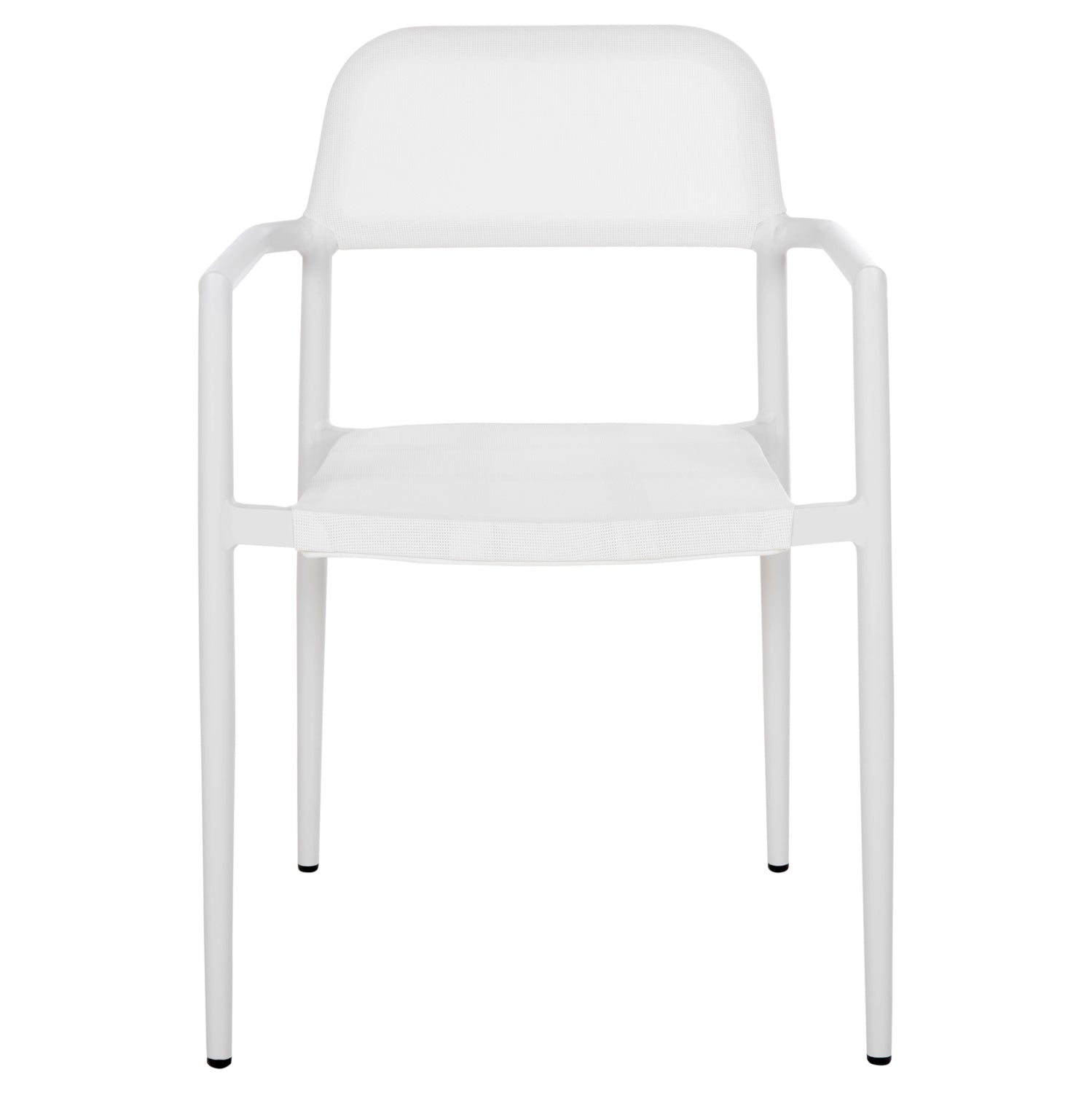 Кресло Рони бял цвят 53x51x80