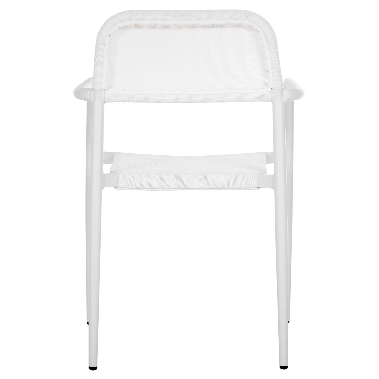 Кресло Рони бял цвят 53x51x80