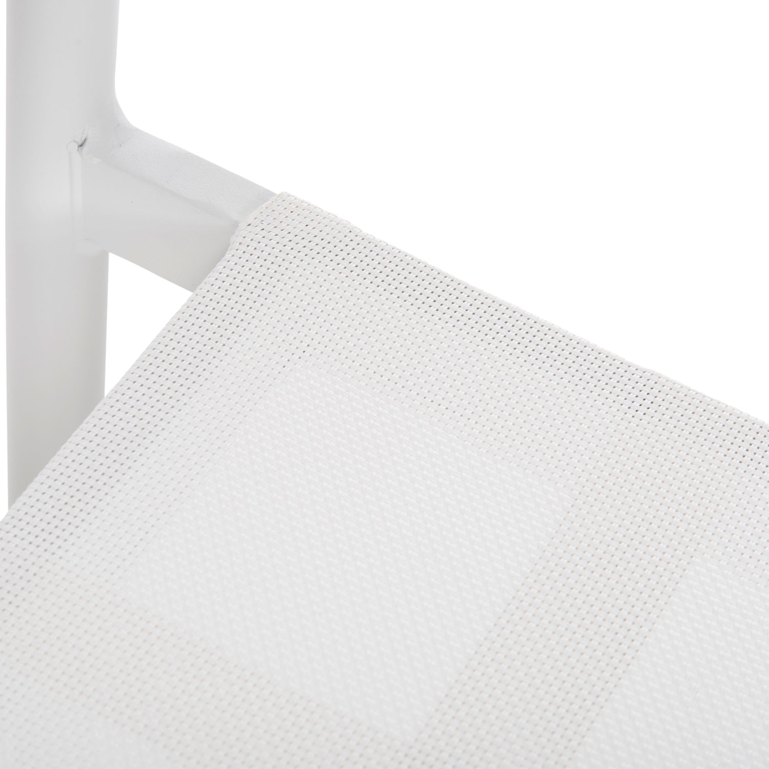 Кресло Рони бял цвят 53x51x80