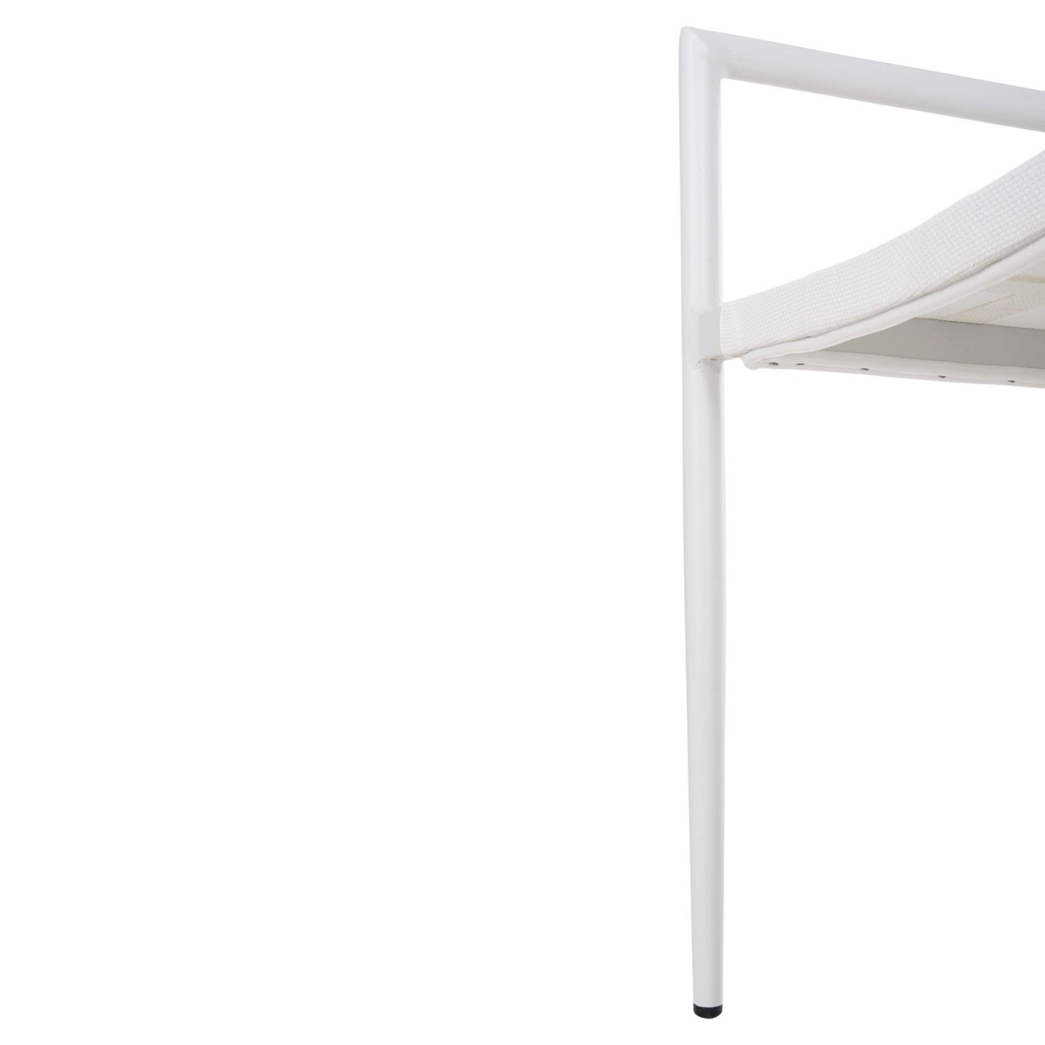 Кресло Рони бял цвят 53x51x80