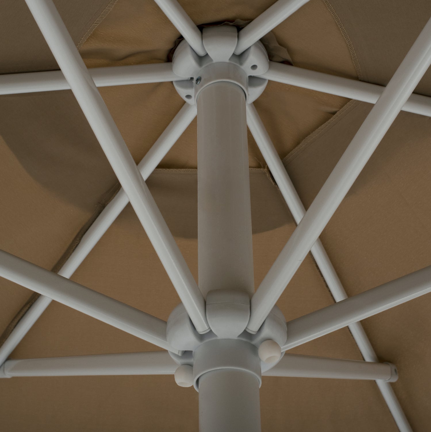 Алуминиев чадър ф300/250см -цвят мока