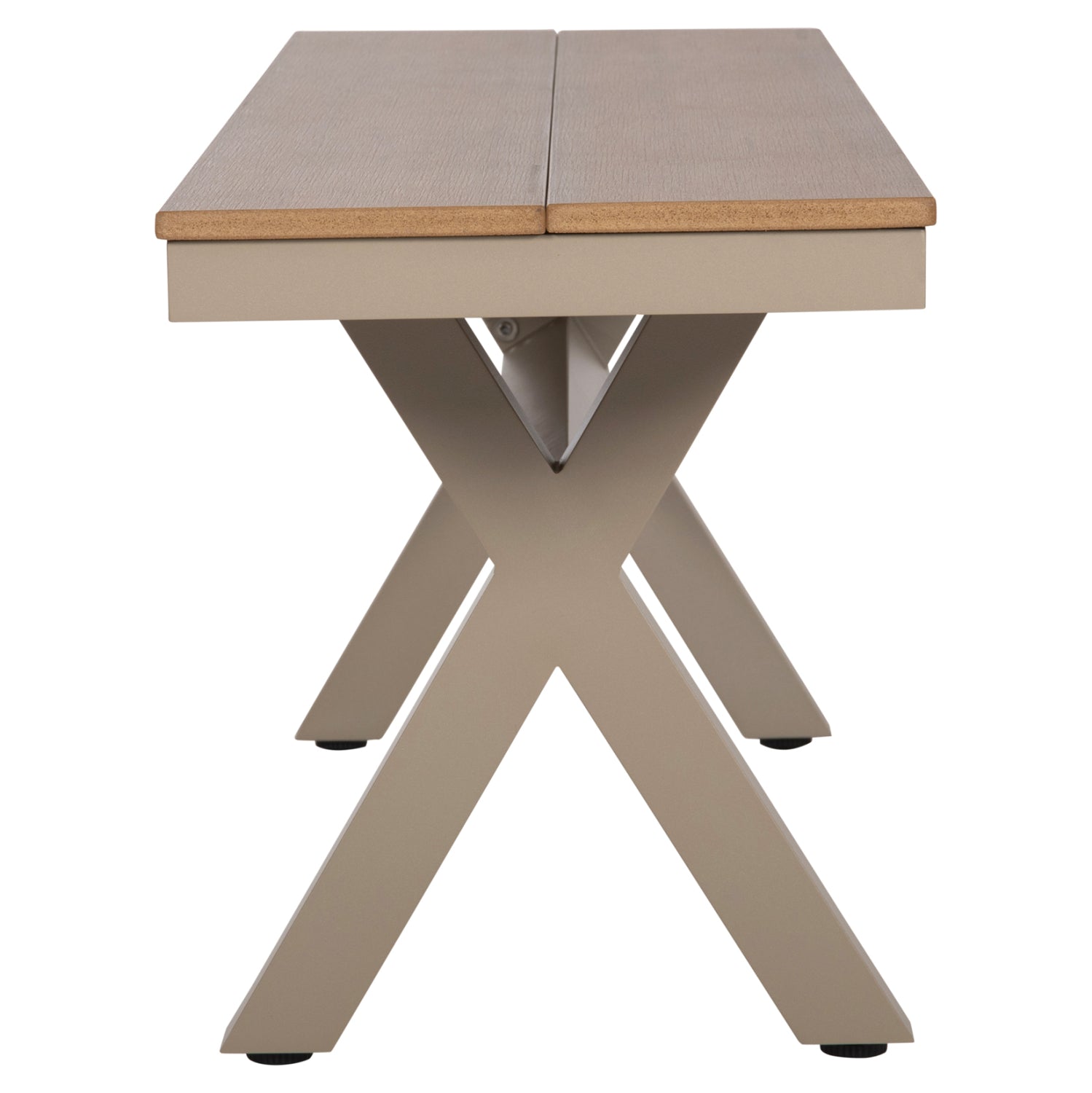 Пейка Таун цвят шампанско-натурал 150x36x45