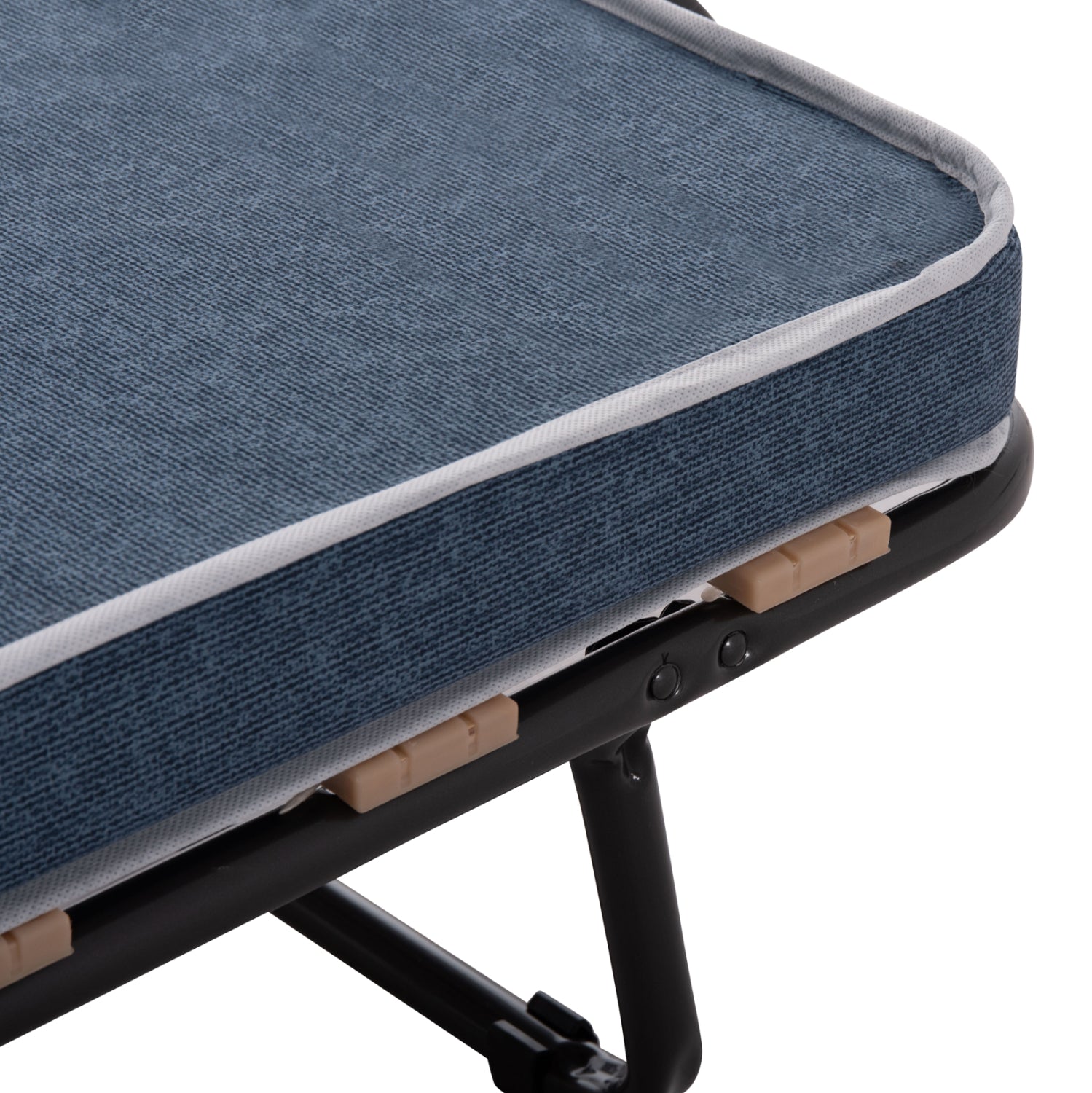 Италианско легло  SLADE с колела и матрак 6,5см дънков вид 80x183x37,5см