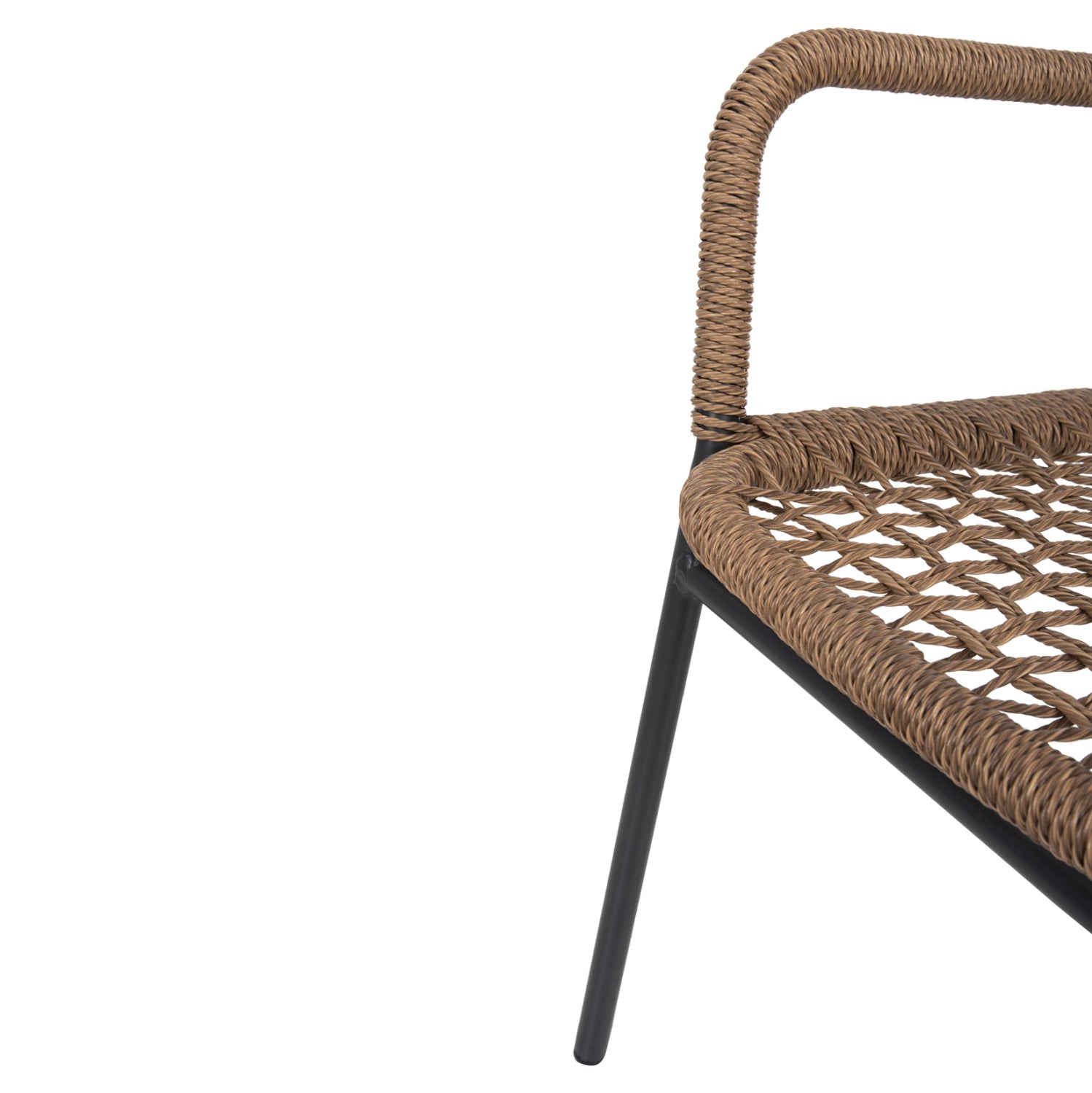 Кресло SPANO цвят антрацит-бежов 55,5x58x81