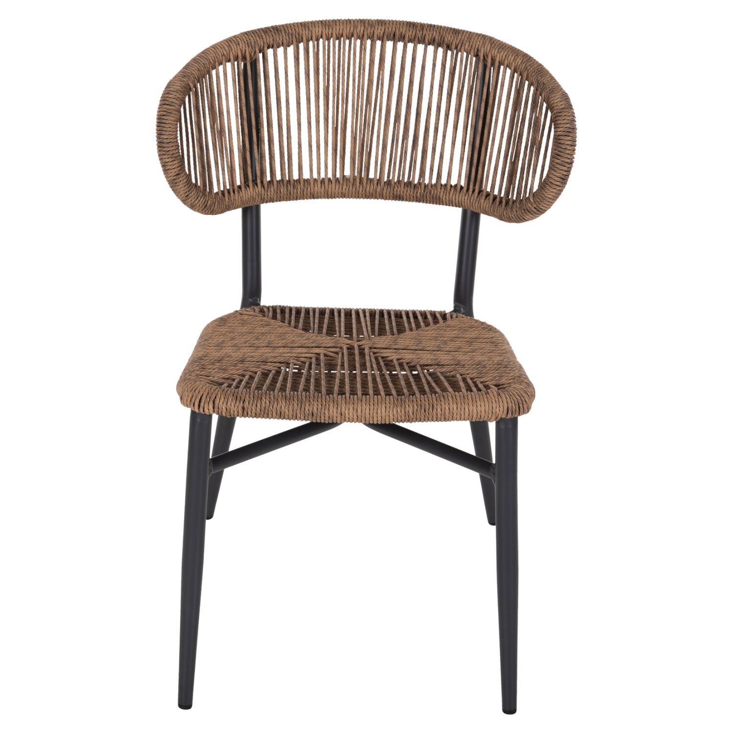 Стол  EULO цвят антрацит 49x60x78см