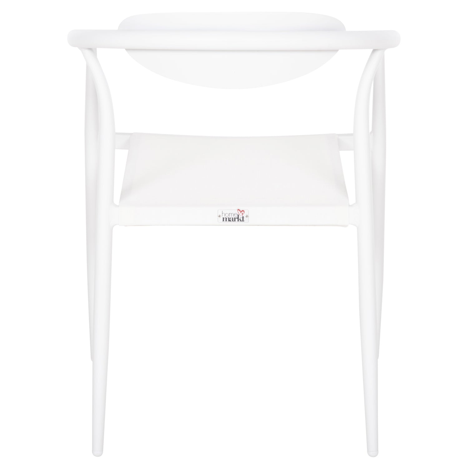 Кресло Шерли бял цвят 56x61x74,5 алуминий