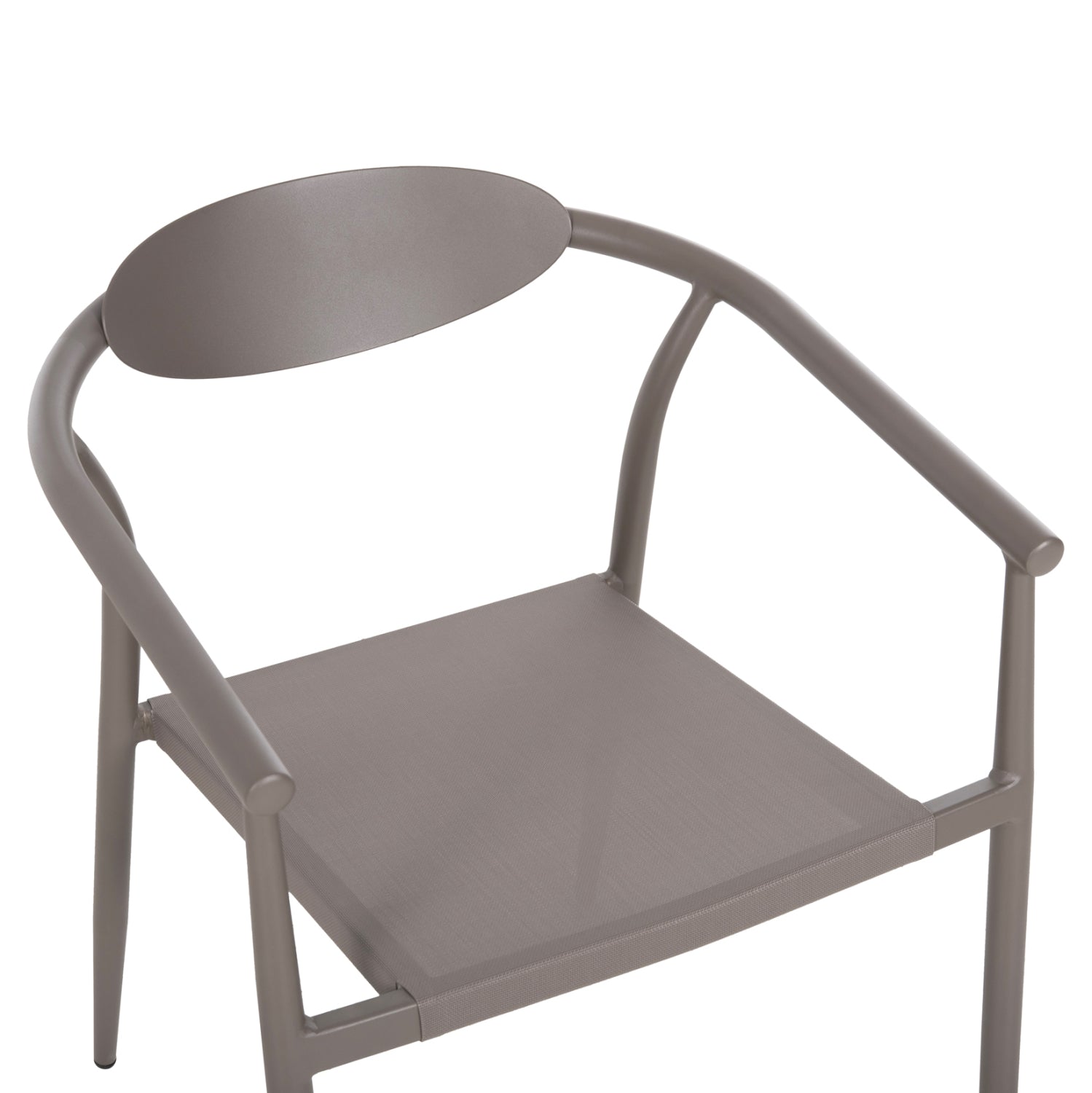 Кресло Шерли цвят шампанско 56x61x74,5 алуминий