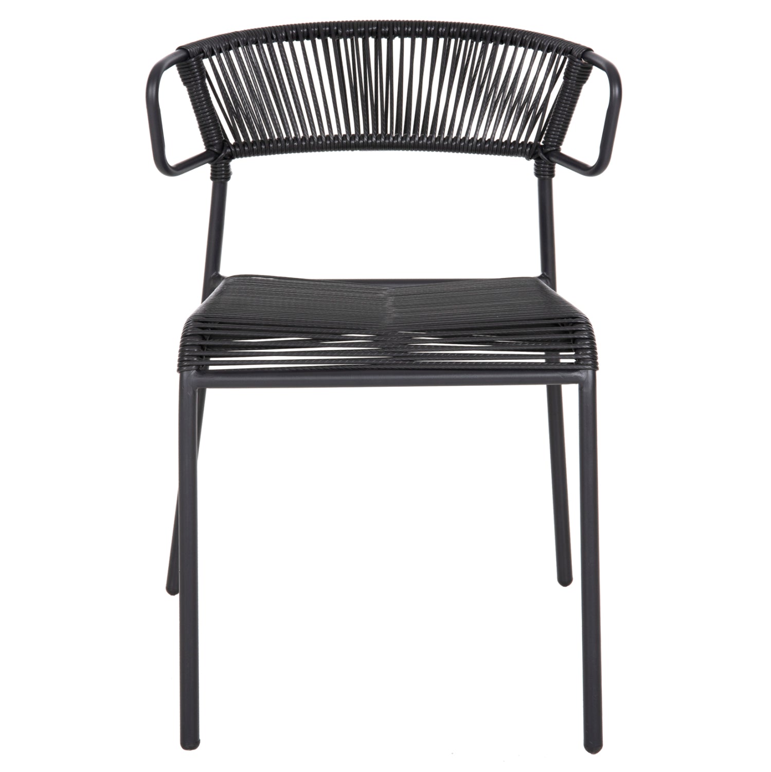 Стол Суки черен цвят  54x62x80