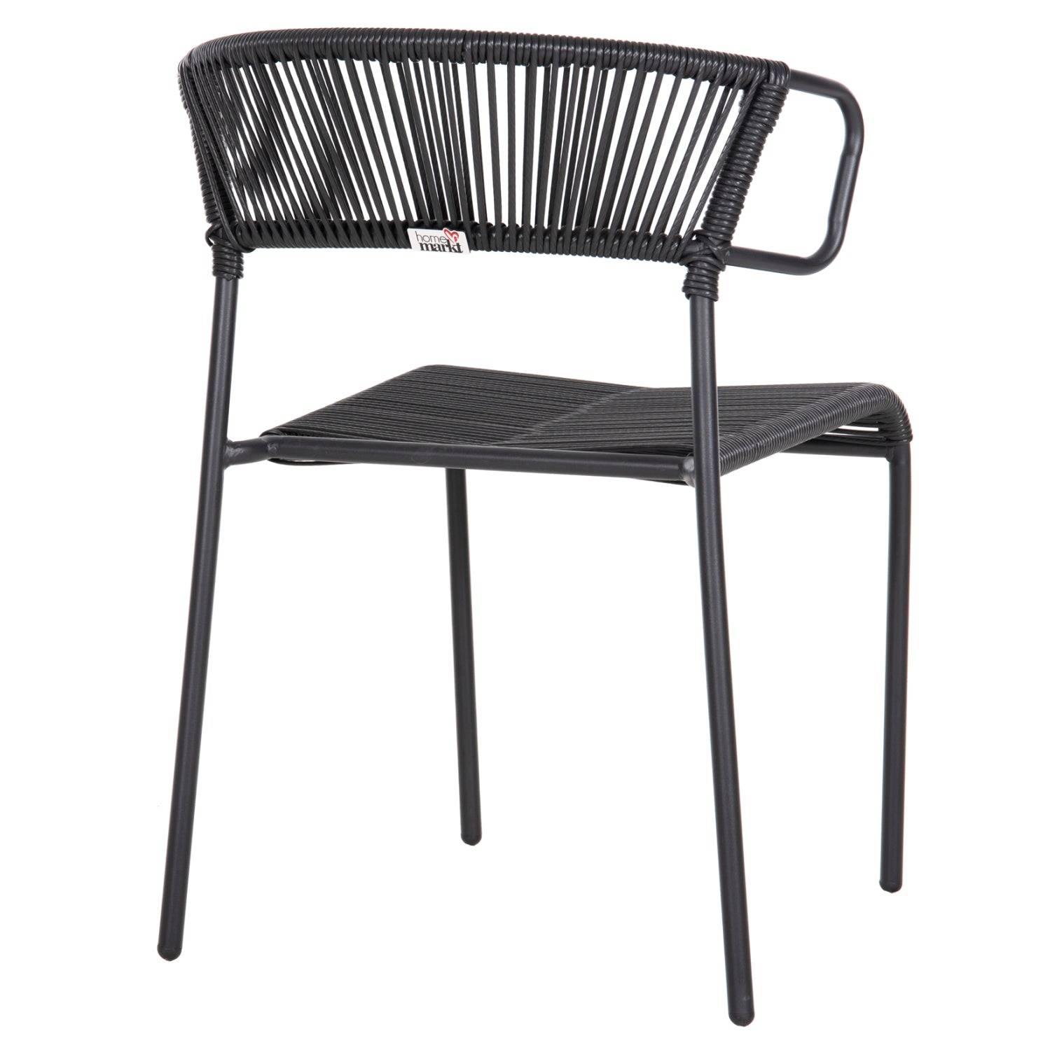 Стол Суки черен цвят  54x62x80