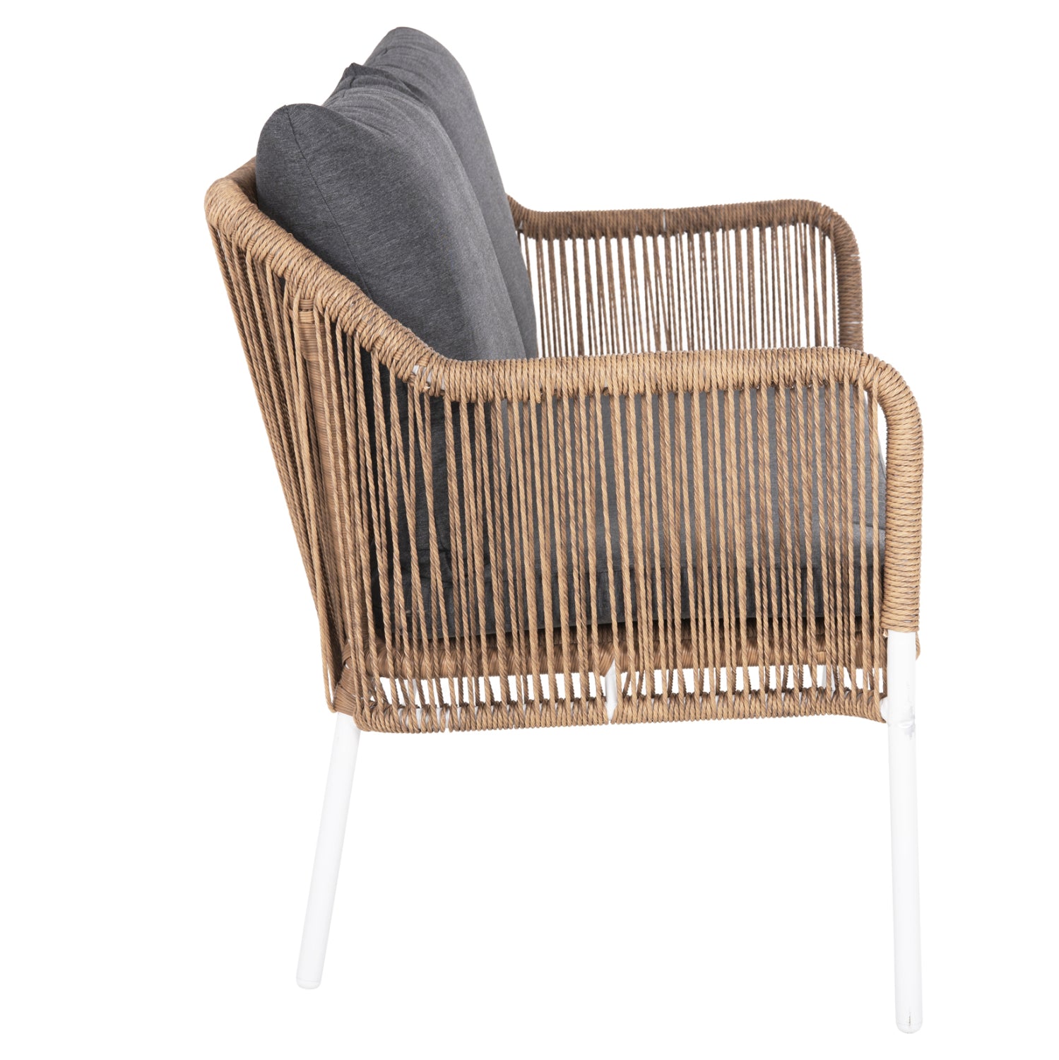 Диван бафинцвят натурал-бял