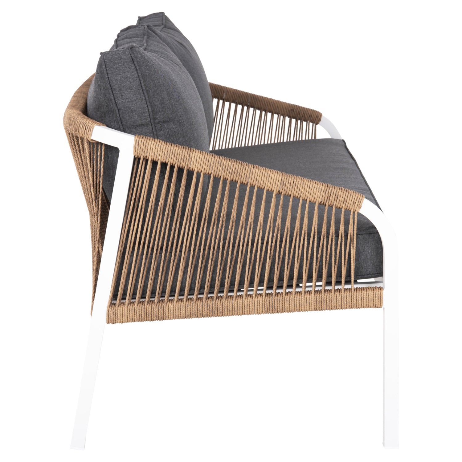 Диван шайцвят натурал-бял